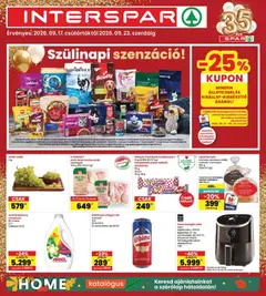 Interspar akciós újság - amely érvényes a következő dátumtól: 2026.09.17.