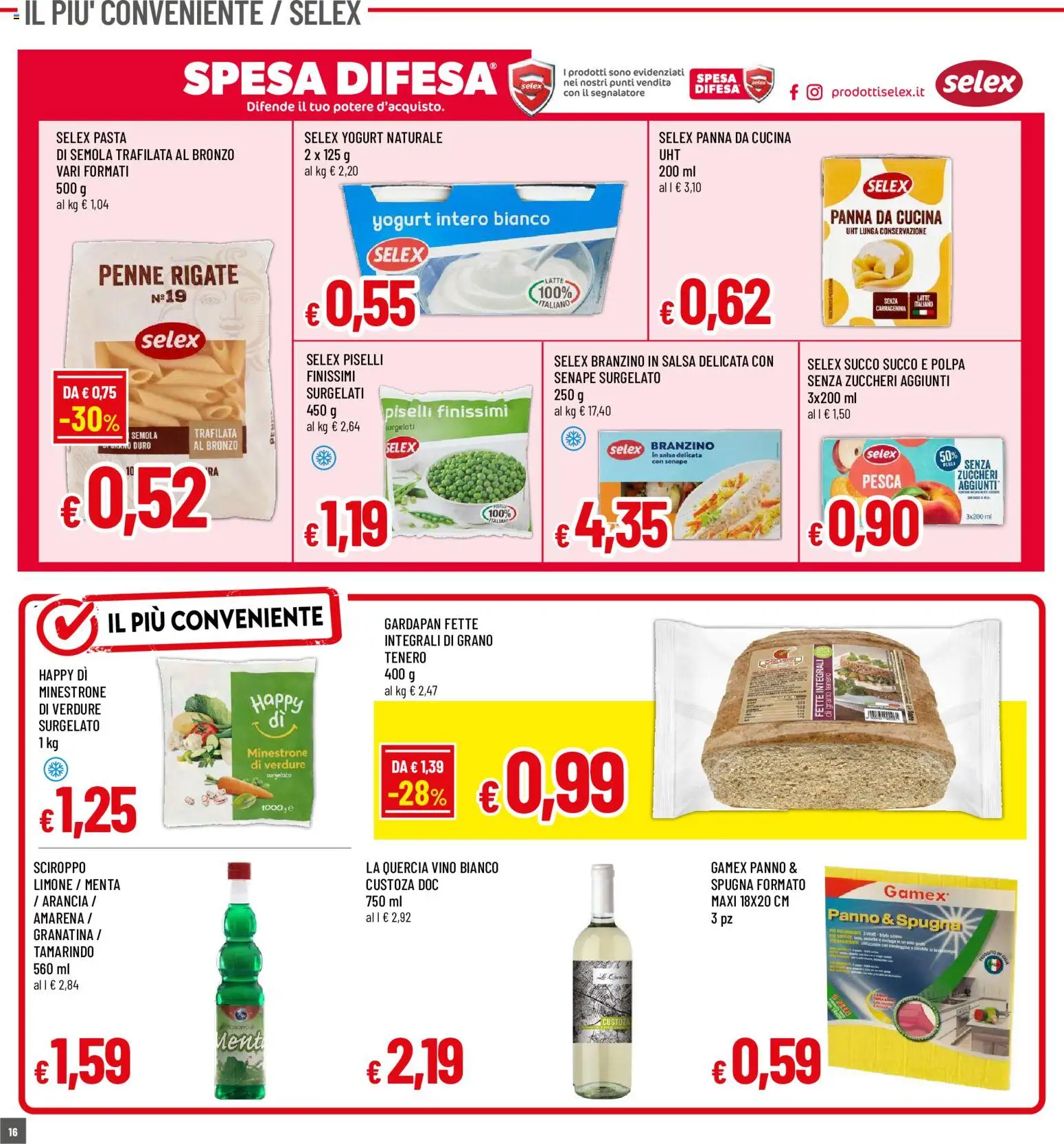 Volantino Galassia del 17/09/2026 | Pagina: 16 | Prodotti: Verdure, Branzino, Menta, Senape