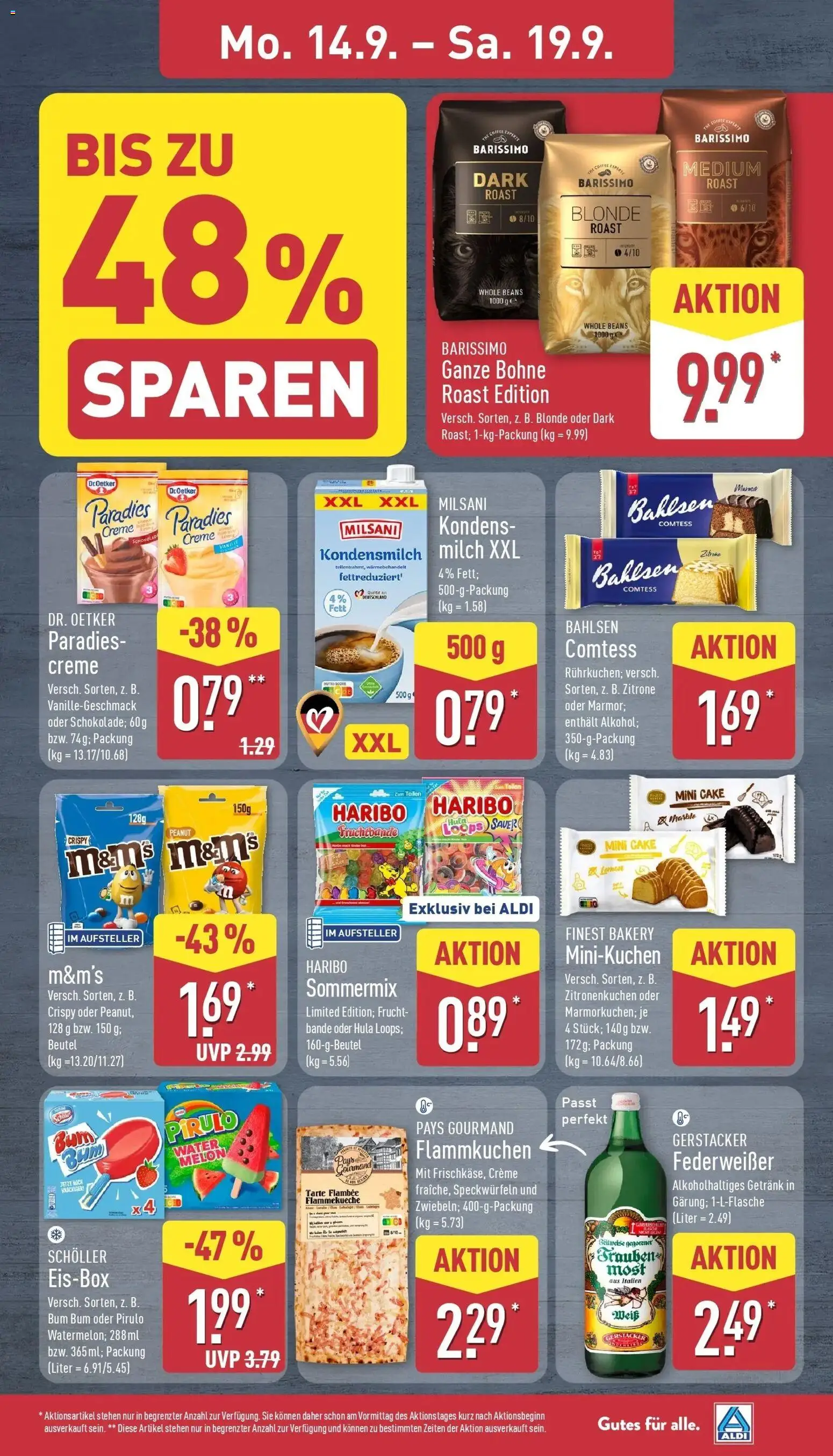 Aldi Aktueller Prospekt (ab 15.09.2026) » Angebote Online | Seite: 7 | Produkte: Haribo, Box, Creme, Zitrone