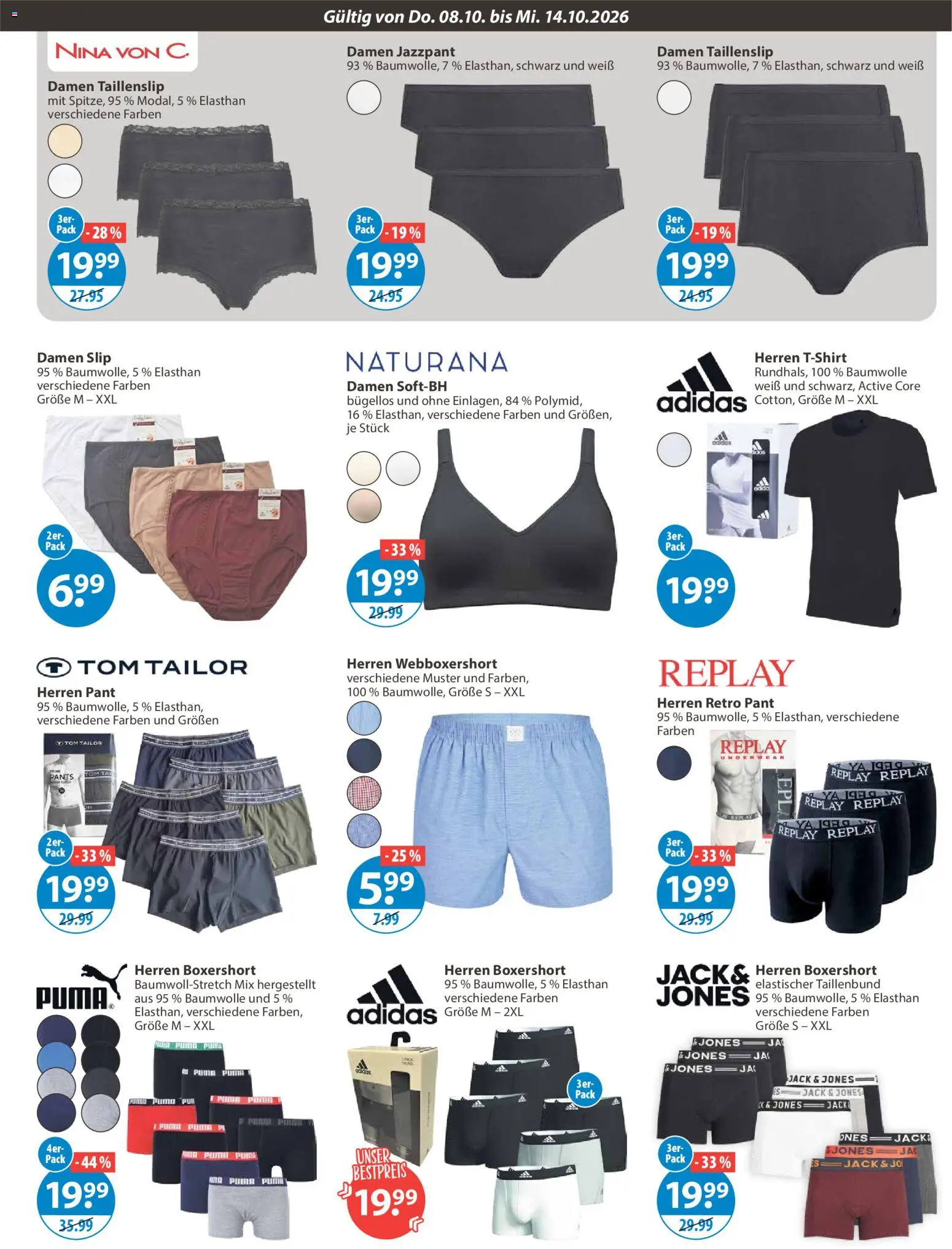 V-Markt Angebote – gültig ab 08.10.2026 | Seite: 21 | Produkte: Jacke, Slip