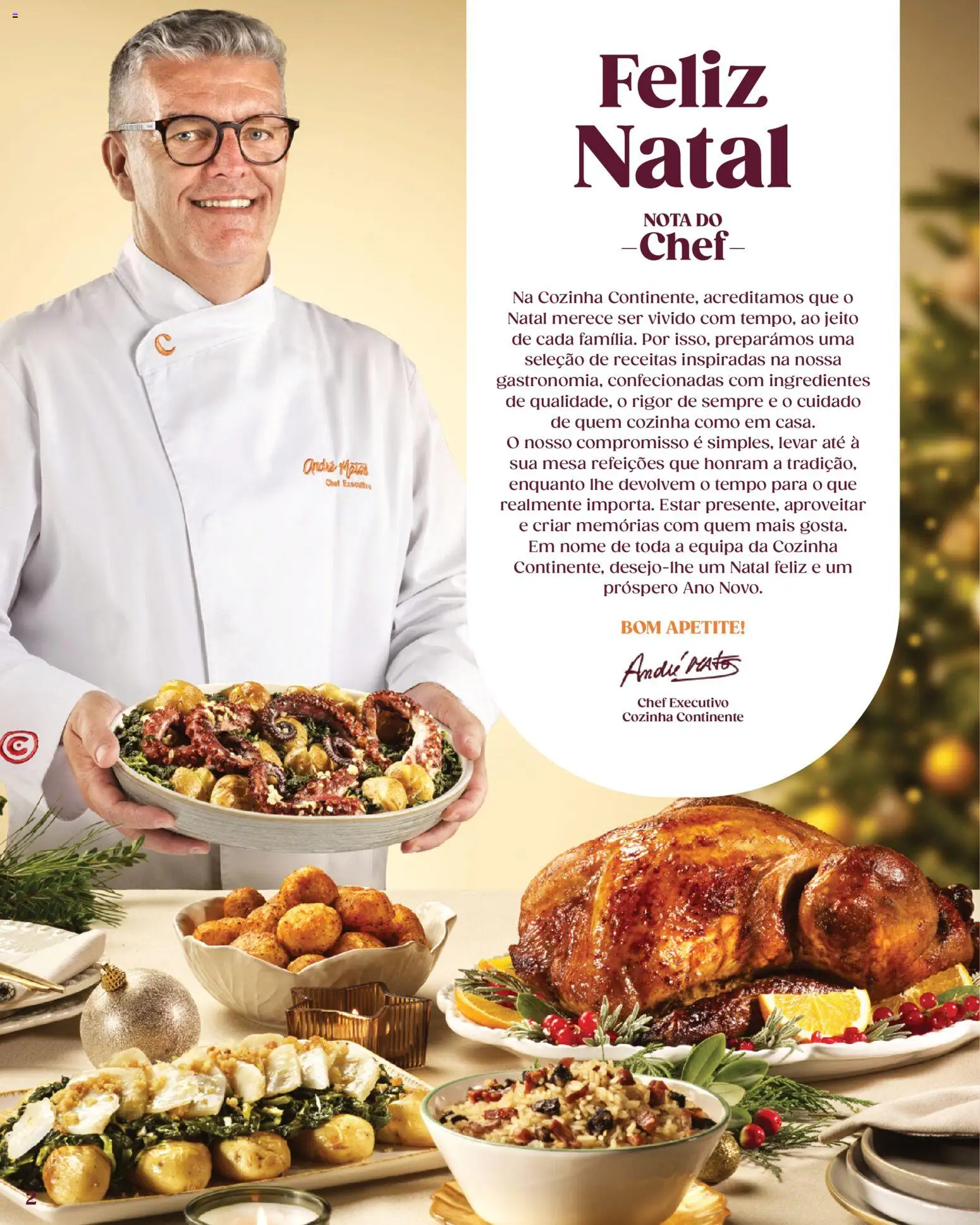 Continente O Natal servido ao nosso jeito │ válido de 27/10/2026 | Página: 2 | Produtos: Ingredientes, Mesa