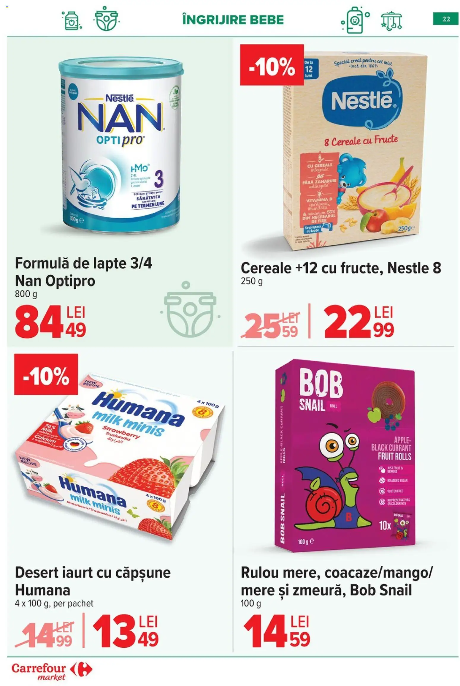 Noul catalog Carrefour – valabil de la 06.05.2026 | Pagină: 25 | Produse: Mici, Lapte, Mere, Fructe