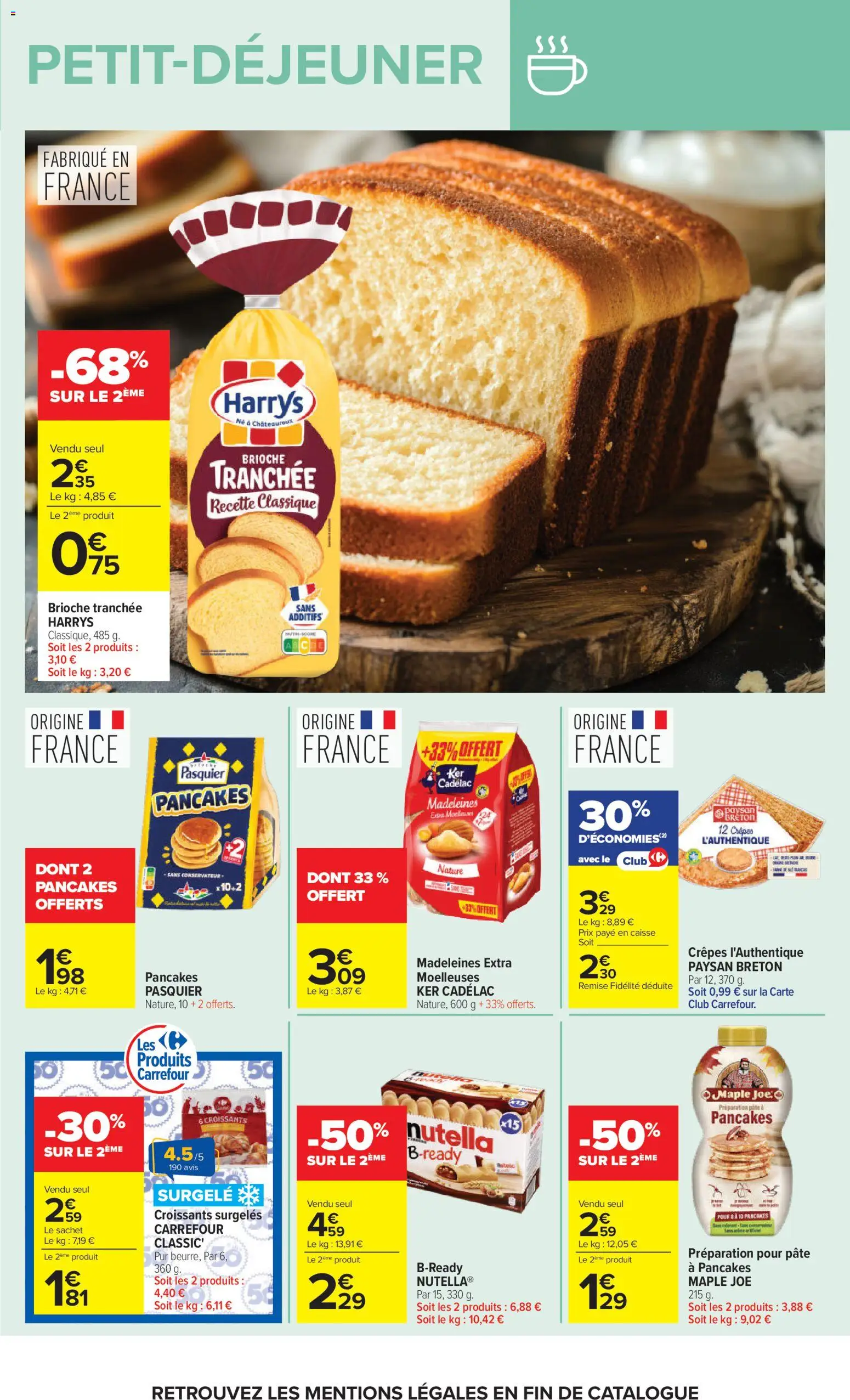 {H1} | Page: 15 | Produits: Nutella