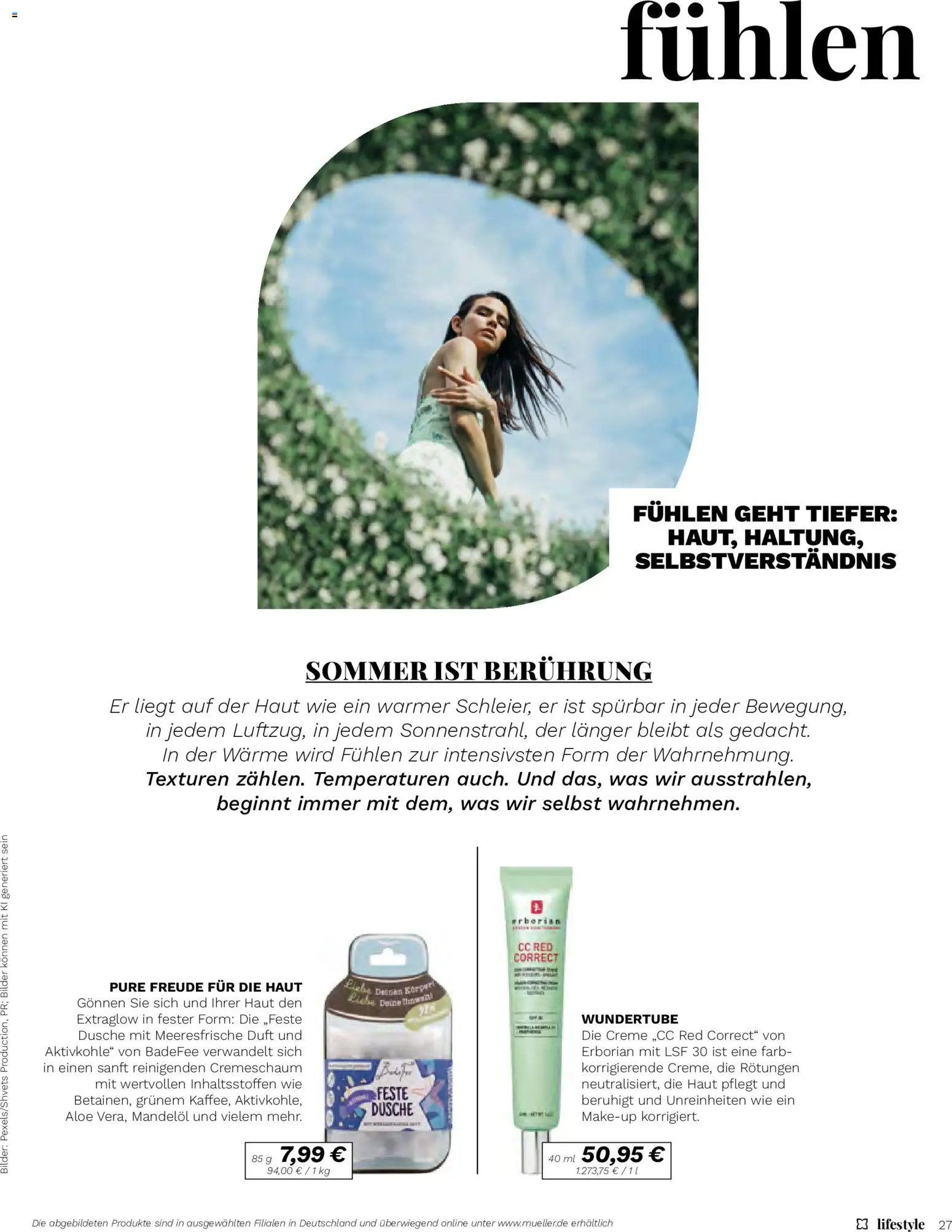 Müller Lifestyle – gültig ab 10.07.2026 | Seite: 27 | Produkte: Dusche, Duft, Creme, Bilder
