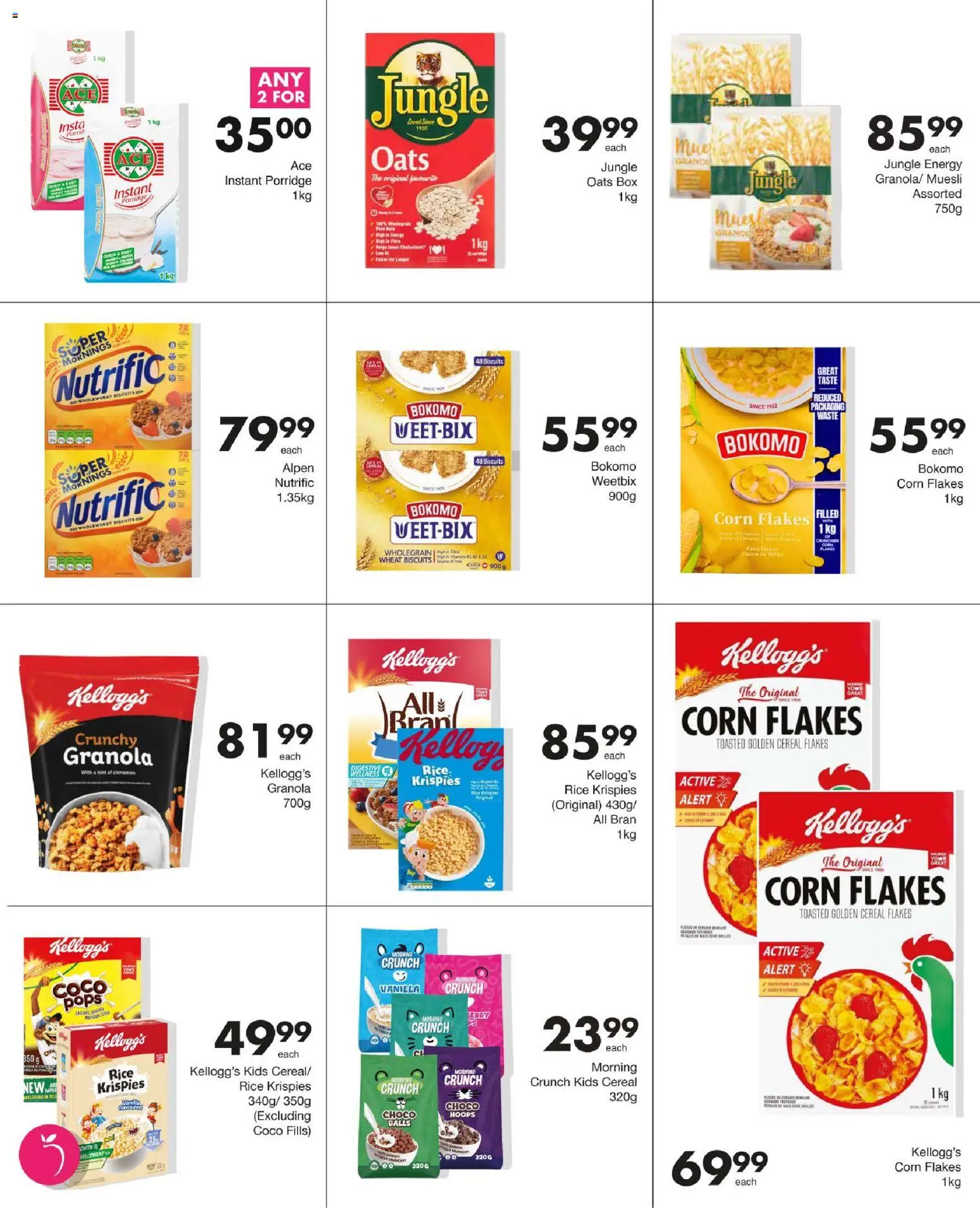 New Save catalogue – valid from 29/09/2026 | Page: 36 | Products: Corn, Vanilla, Corn flakes, Rice