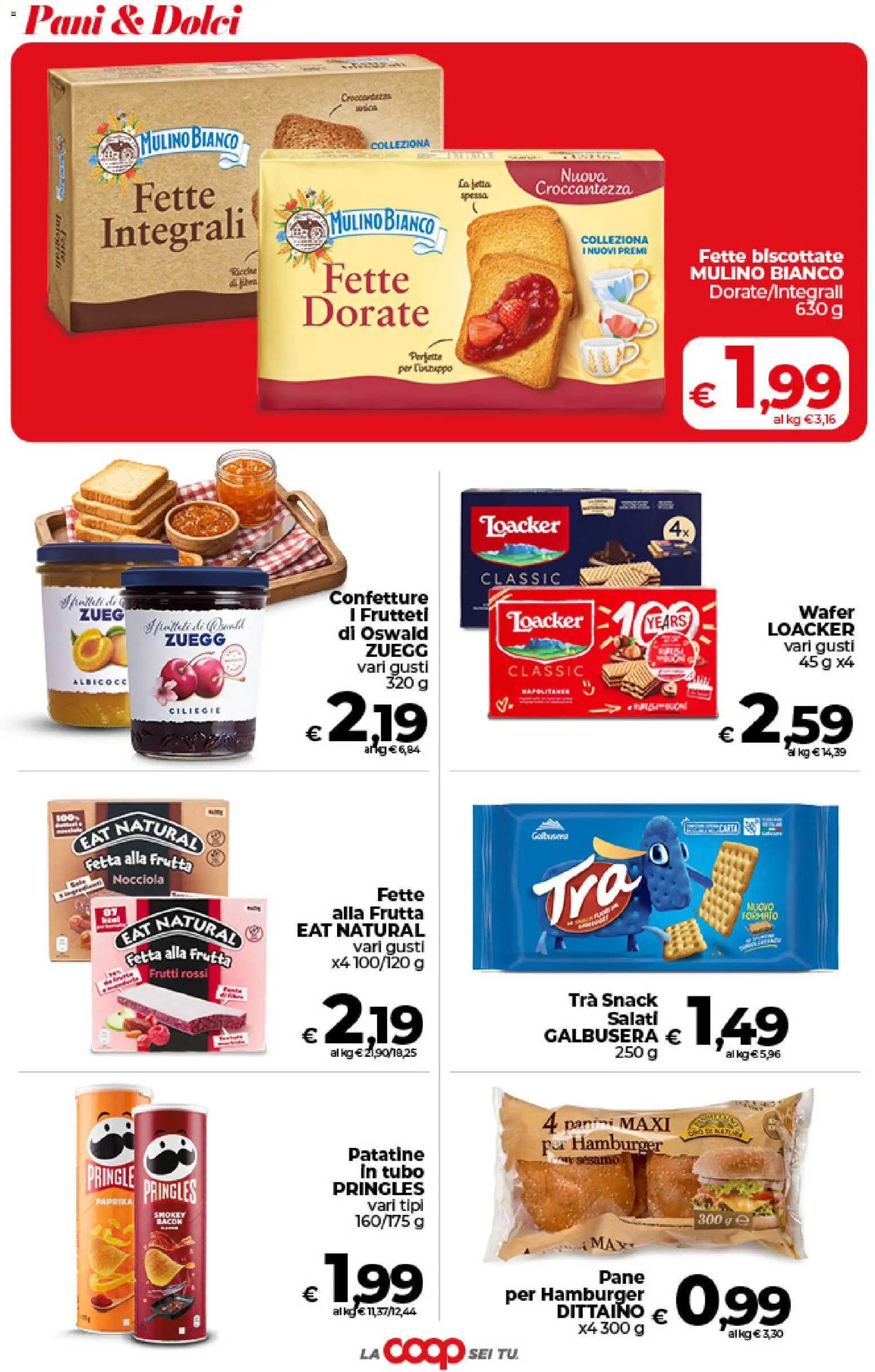 Volantino COOP del 09.06.2026 | Pagina: 31 | Prodotti: Pane, Patatine, Frutta, Fette biscottate