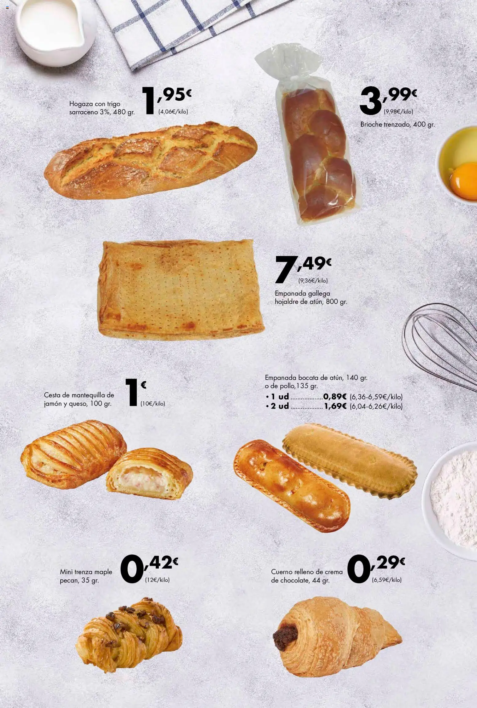 Lupa Supermercados folleto │ válido desde el 03/09/2026 | Página: 5 | Productos: Crema, Brioche, Mantequilla, Cesta