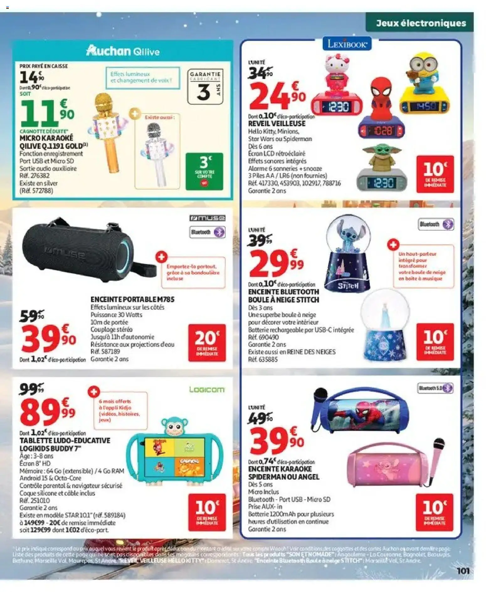 {H1} | Page: 101 | Produits: Enceinte, Batterie, Portable, Jeux