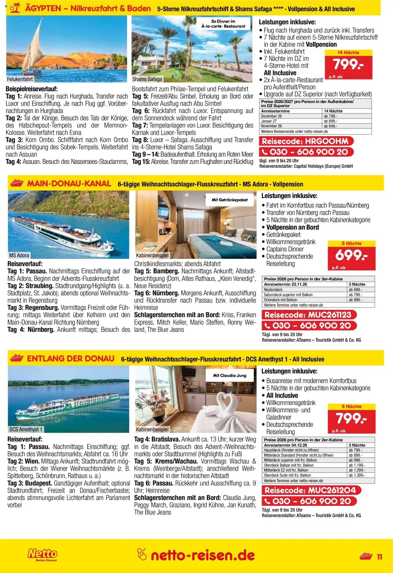 Netto Reisen Prospekt 	 – gültig ab 28.05.2026 | Seite: 11