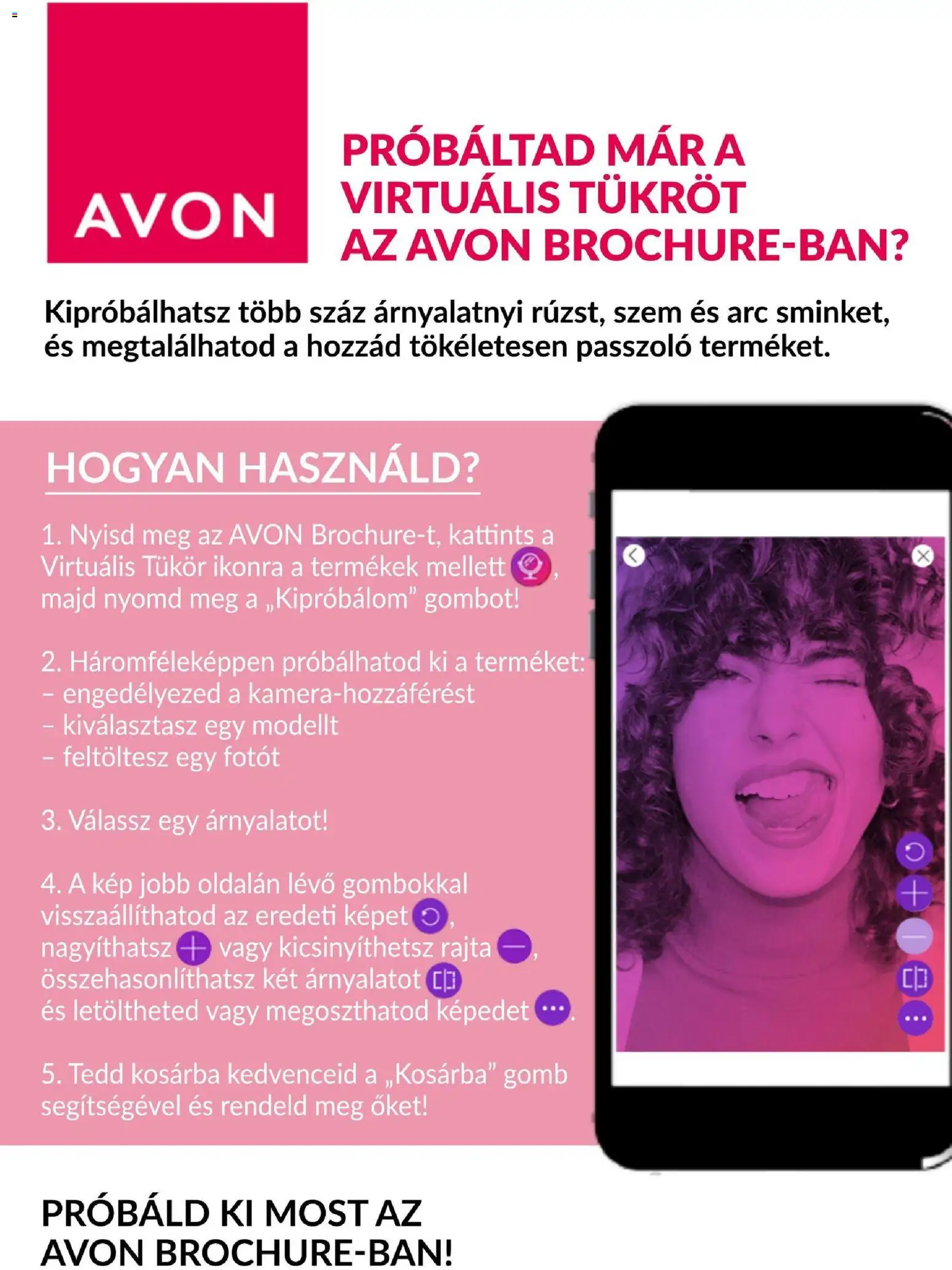 Avon akciós ujság - amely érvényes a következő dátumtól: 2026.09.01. | Oldal: 2 | Termékek: Tükör