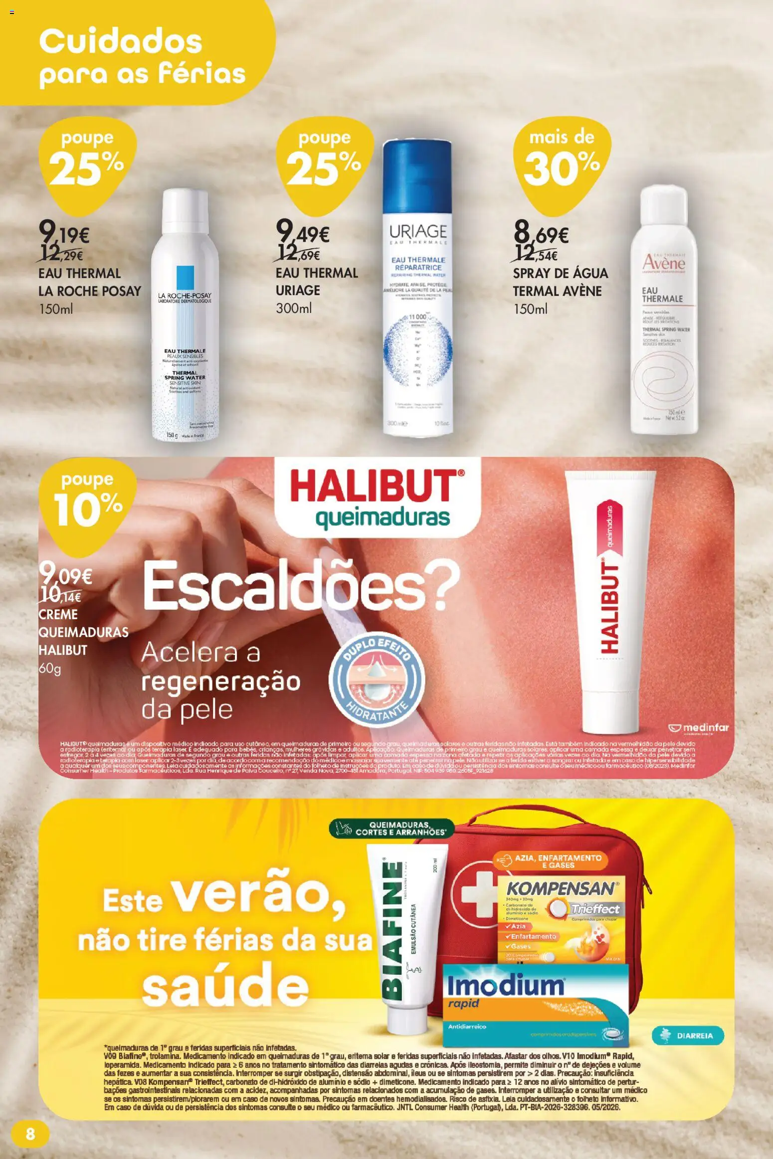 Pingo Doce folheto Bem Estar Verão 2 Lojas Madeira │ válido de 14/07/2026 | Página: 8 | Produtos: Agua, Creme