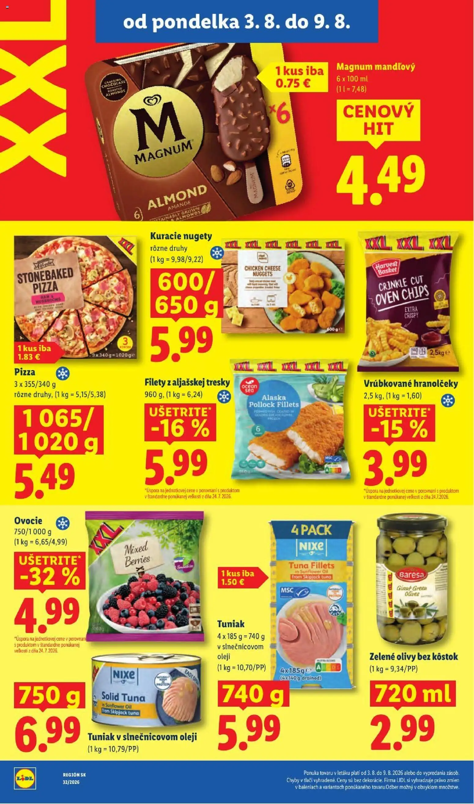 Nové Lidl akcie – leták je platný od 03.08.2026 | Strana: 32