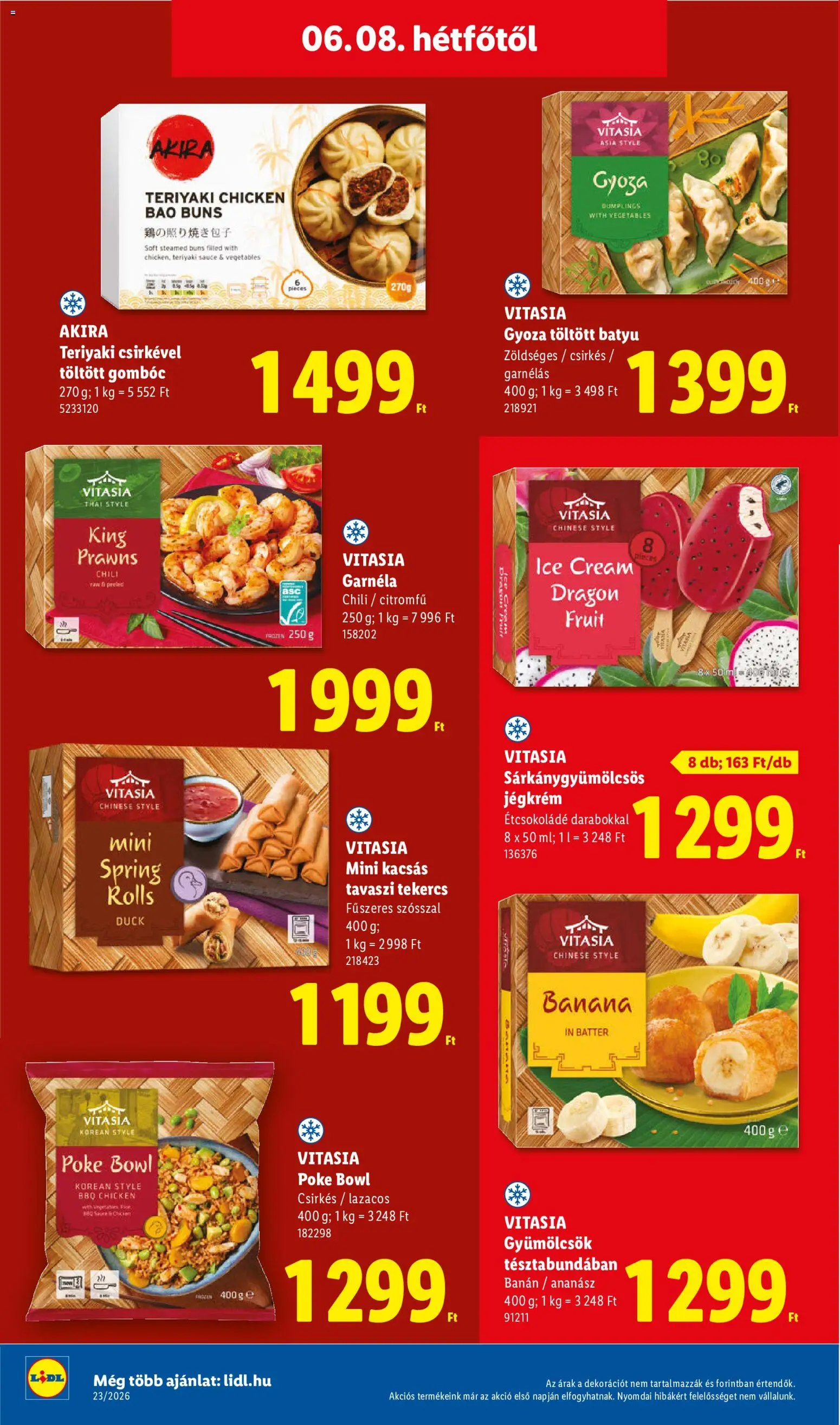 Lidl akciós ujság - amely érvényes a következő dátumtól: 04.06.2026 | Oldal: 72 | Termékek: Vegeta, Garnéla, Étcsokoládé, Ananász