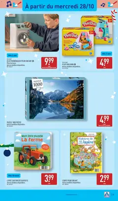Aldi - Prévisualisation de LIVRE CARTON DÉCOUVERTE, Children's discovery book with a farm theme. valide à partir de 27/10/2026 | Page: 35 | Produits: Machine à laver, Piles, Livre