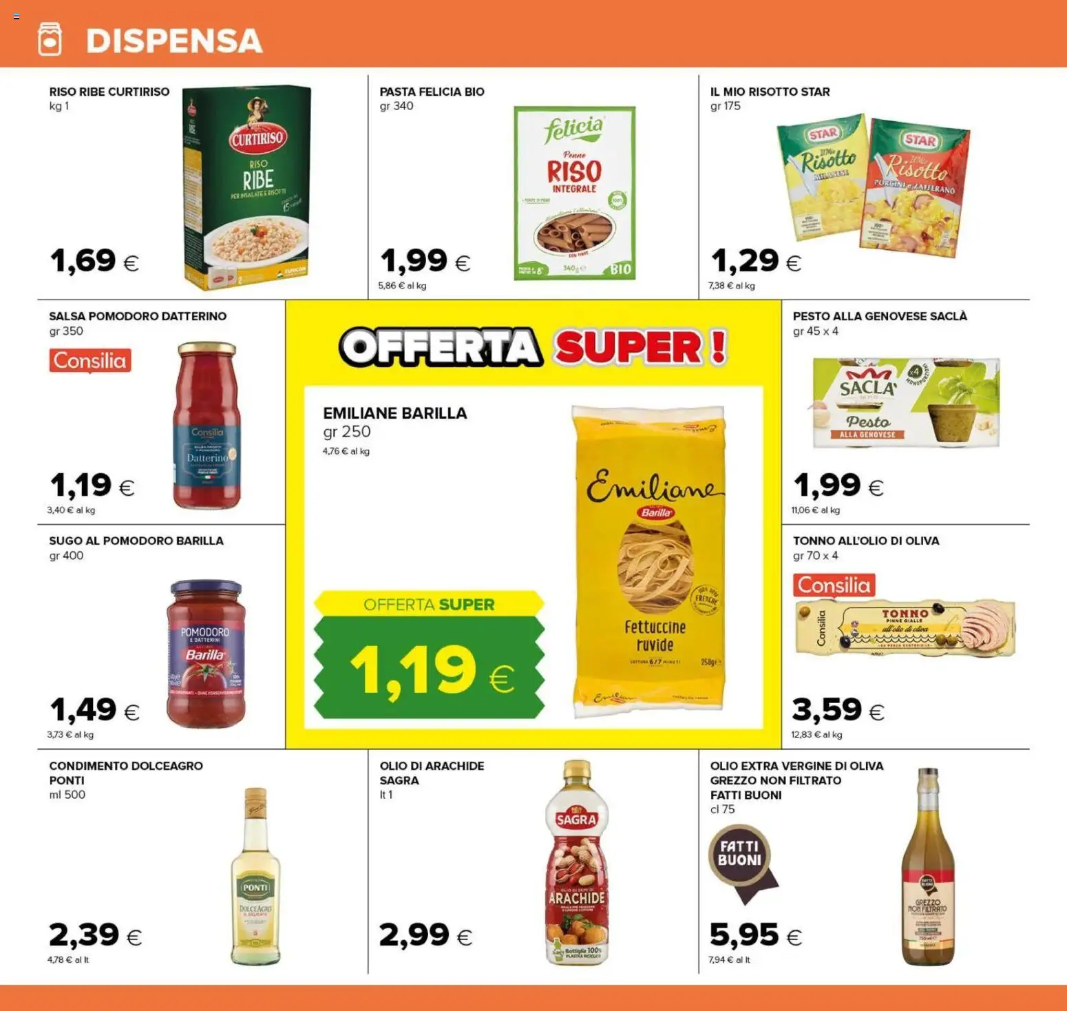 Volantino Tigre del 02/09/2026 | Pagina: 12 | Prodotti: Salsa, Pomodoro, Pinne, Sugo