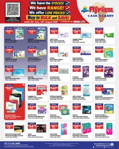 Africa Cash & Carry specials catalogue – valid from 30/07/2026 | Page: 14 | Products: Box, Pads, Stock