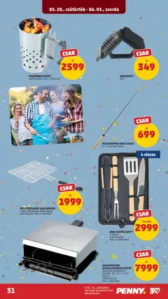TELESZKÓPOS GRILL VILLA*, 81 cm-ig kihúzható - amely érvényes a következő dátumtól: 28.05.2026 | Oldal: 35