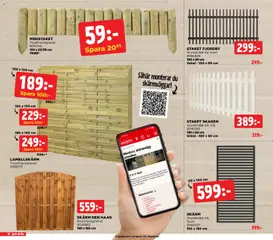 Jem & Fix erbjudanden - Förhandsvisning av reklamblad från butik Jem & Fix aktuell från 18.05.2026 | Sida: 10 | Produkter: Skärmvägg, Vattenpass