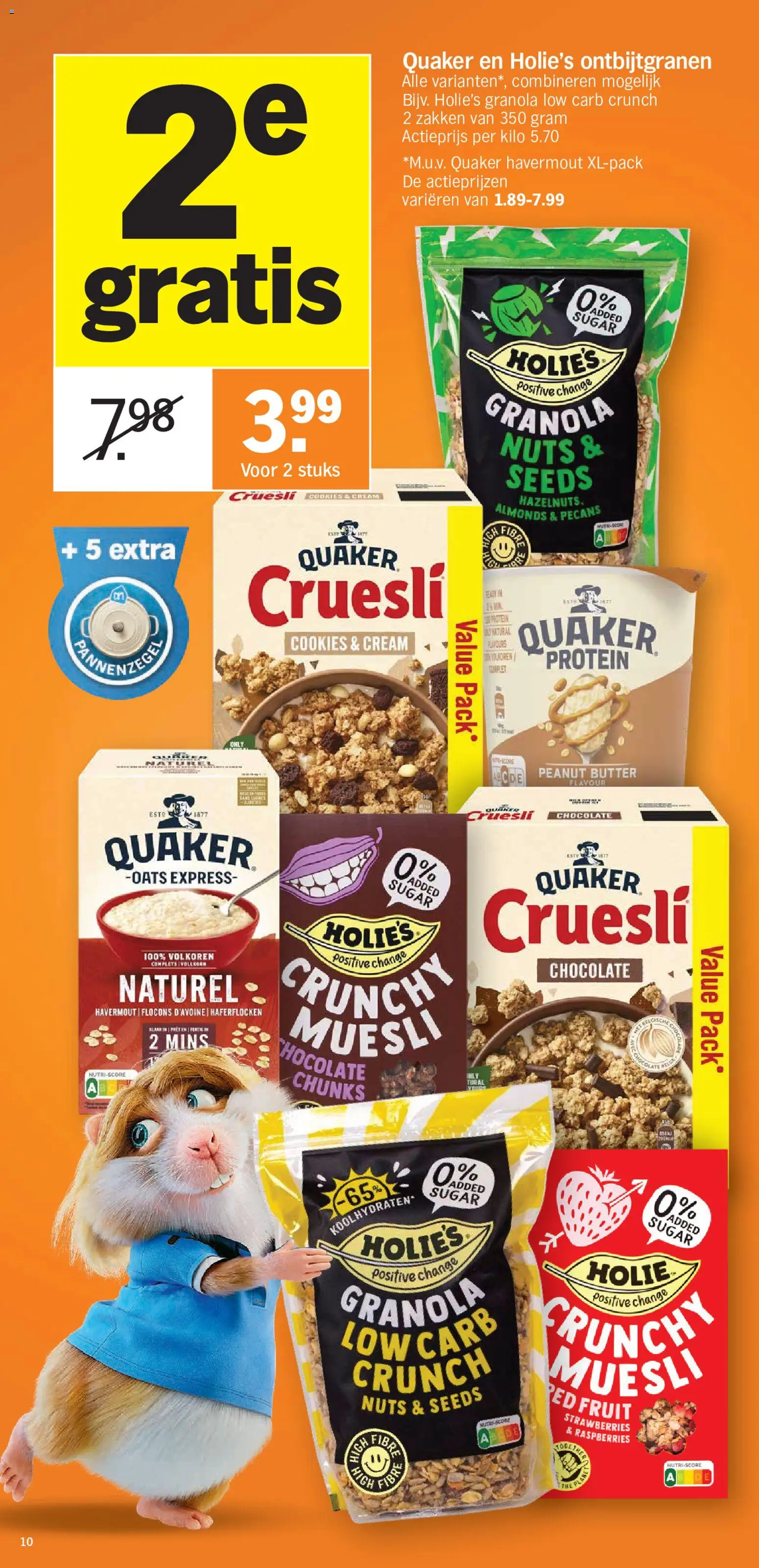 {H1} | Pagina: 10 | Producten: Muesli, Fruit, Ontbijtgranen