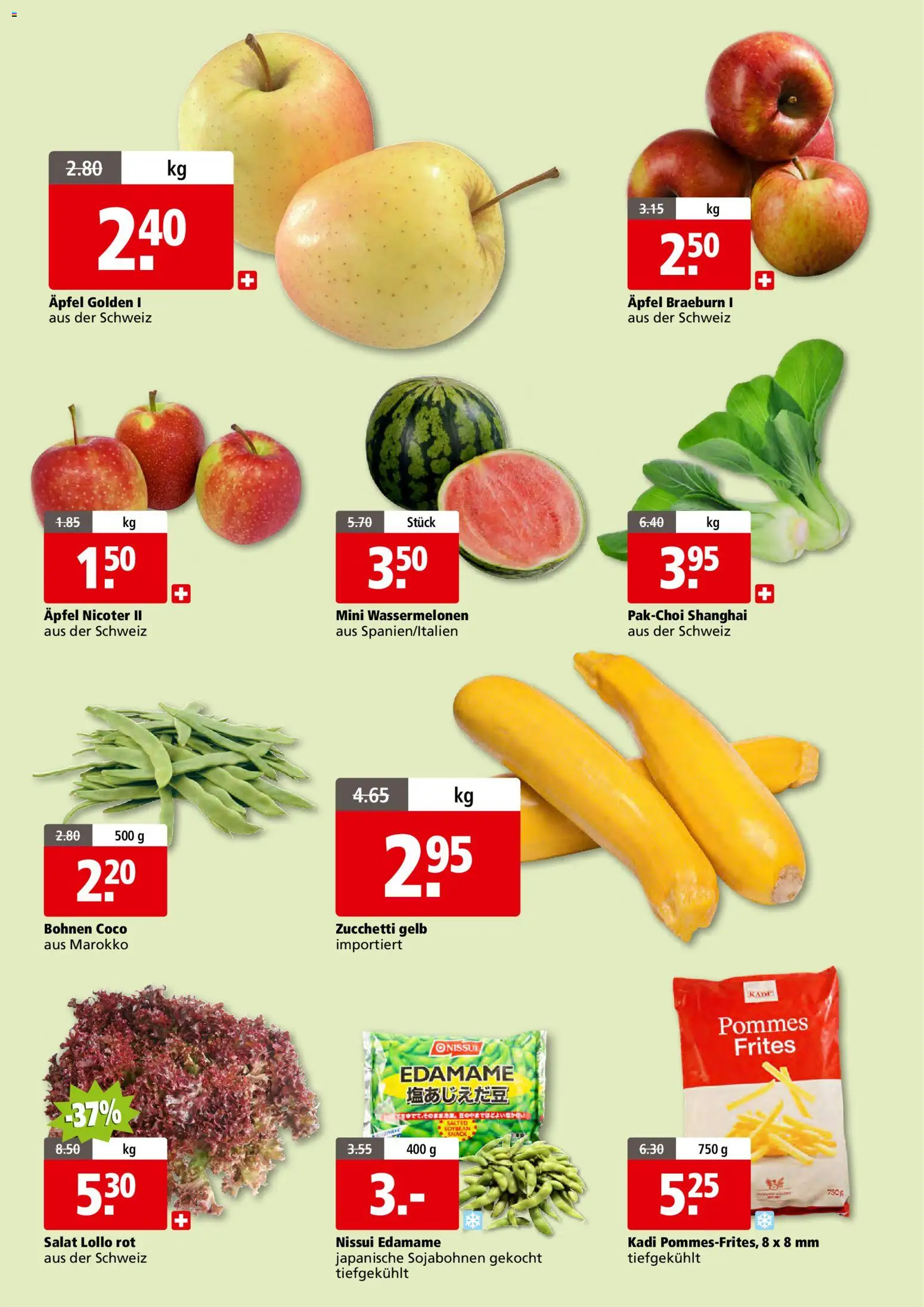 Aligro aktionen 2000 Chavannes, Matran, Genf, Sitten – gültig ab 04.05.2026 | Seite: 6 | Produkte: Äpfel, Salat