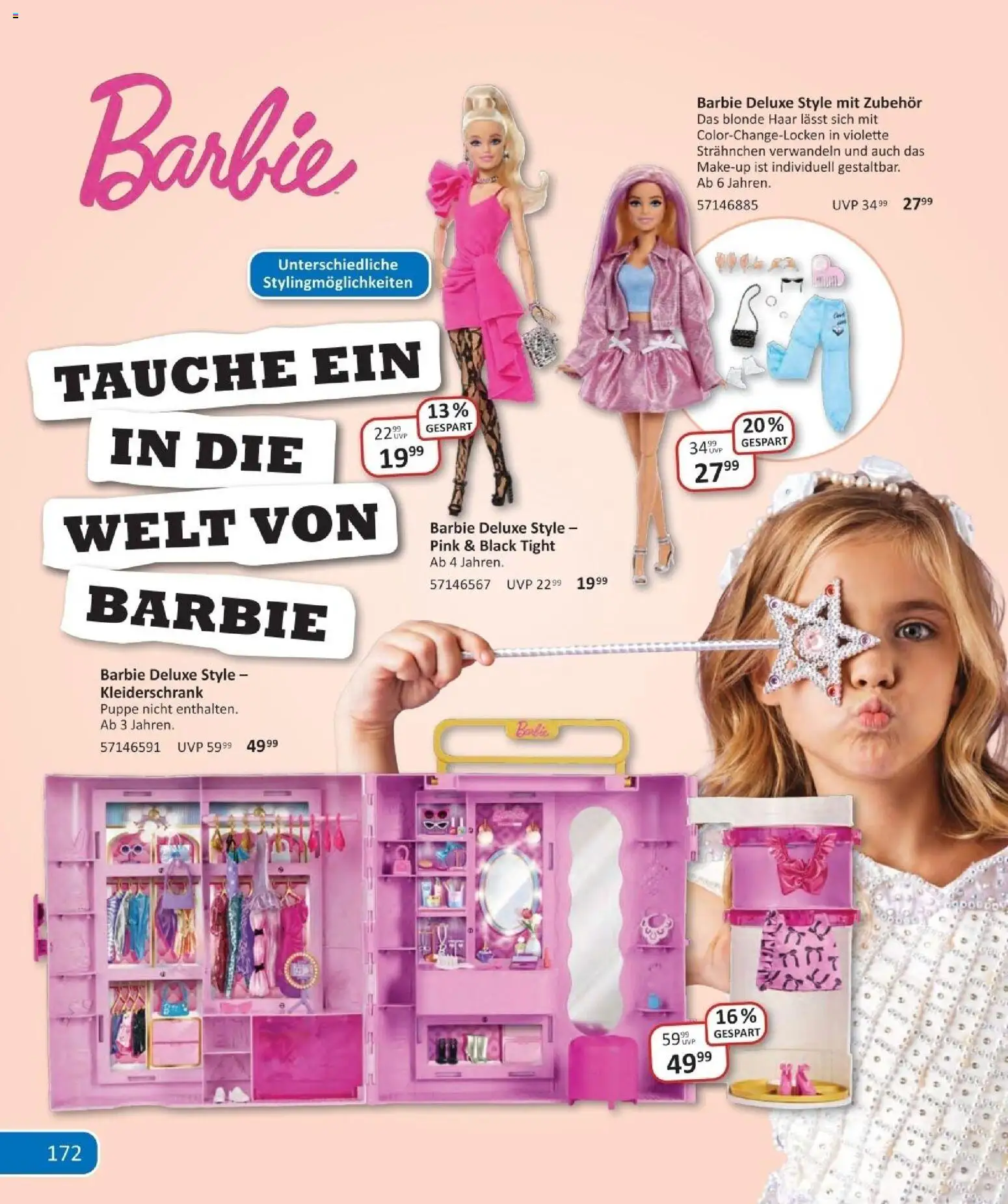 Vedes Das grosse buch der wünsche – gültig ab 01.10.2026 | Seite: 172 | Produkte: Mikrofon, Batterien, Puppe