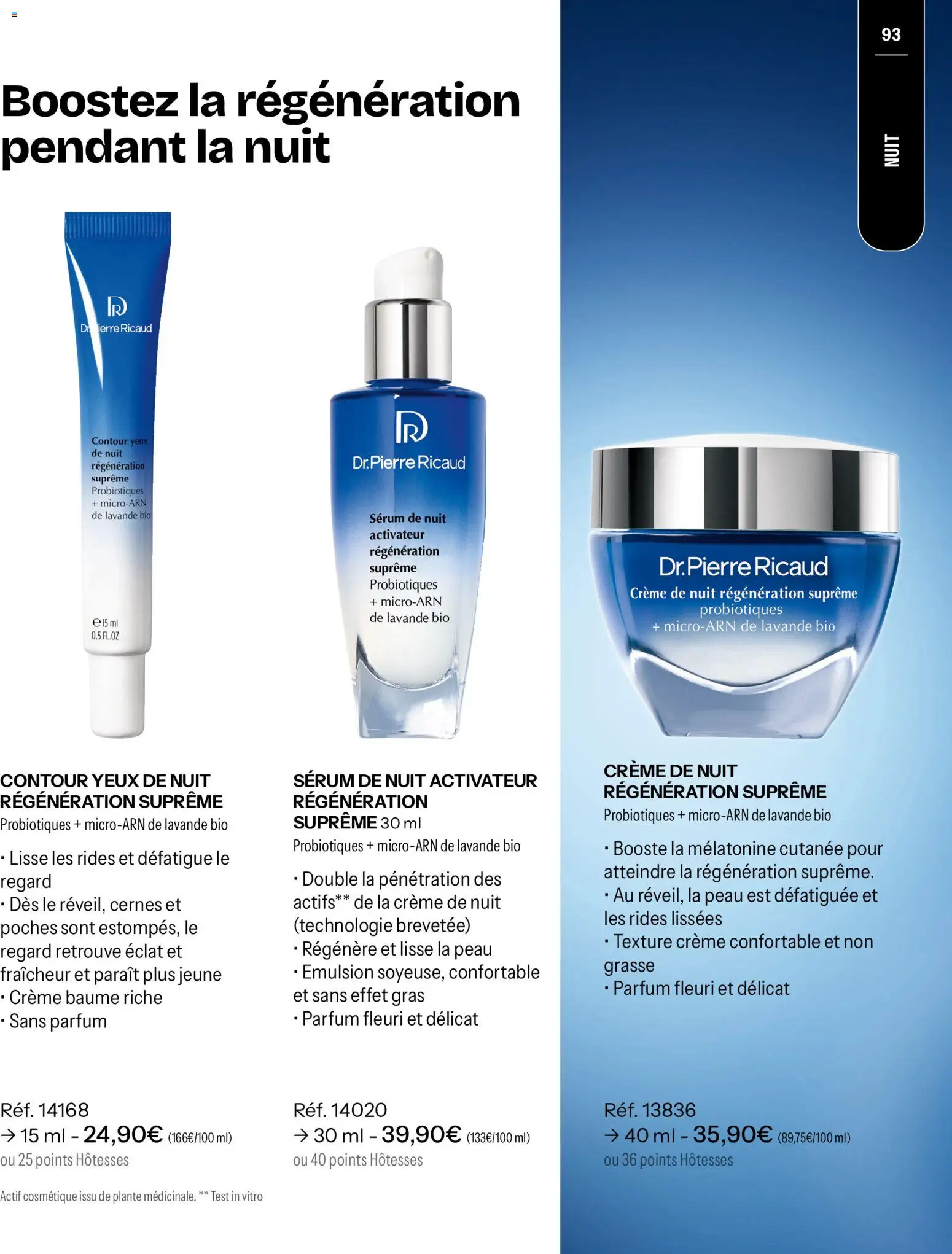 {H1} | Page: 93 | Produits: Lavande, Serum, Parfum, Crème de nuit