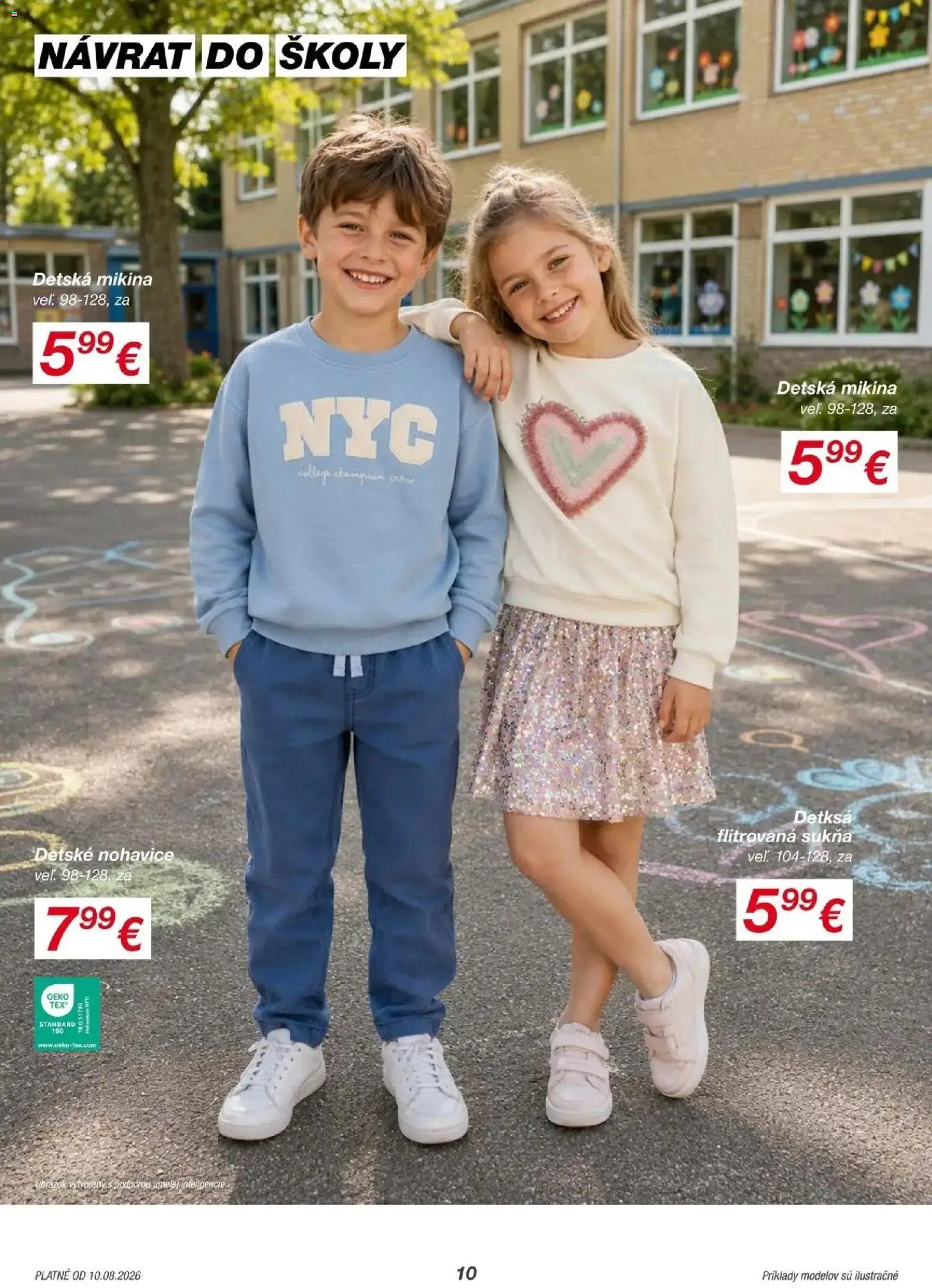 Kik - KiK leták platný do 16.08.2026 od 07.08.2026 → Aktuálny textil výpredaj online | Strana: 10 | Produkty: Mikina, Nohavice