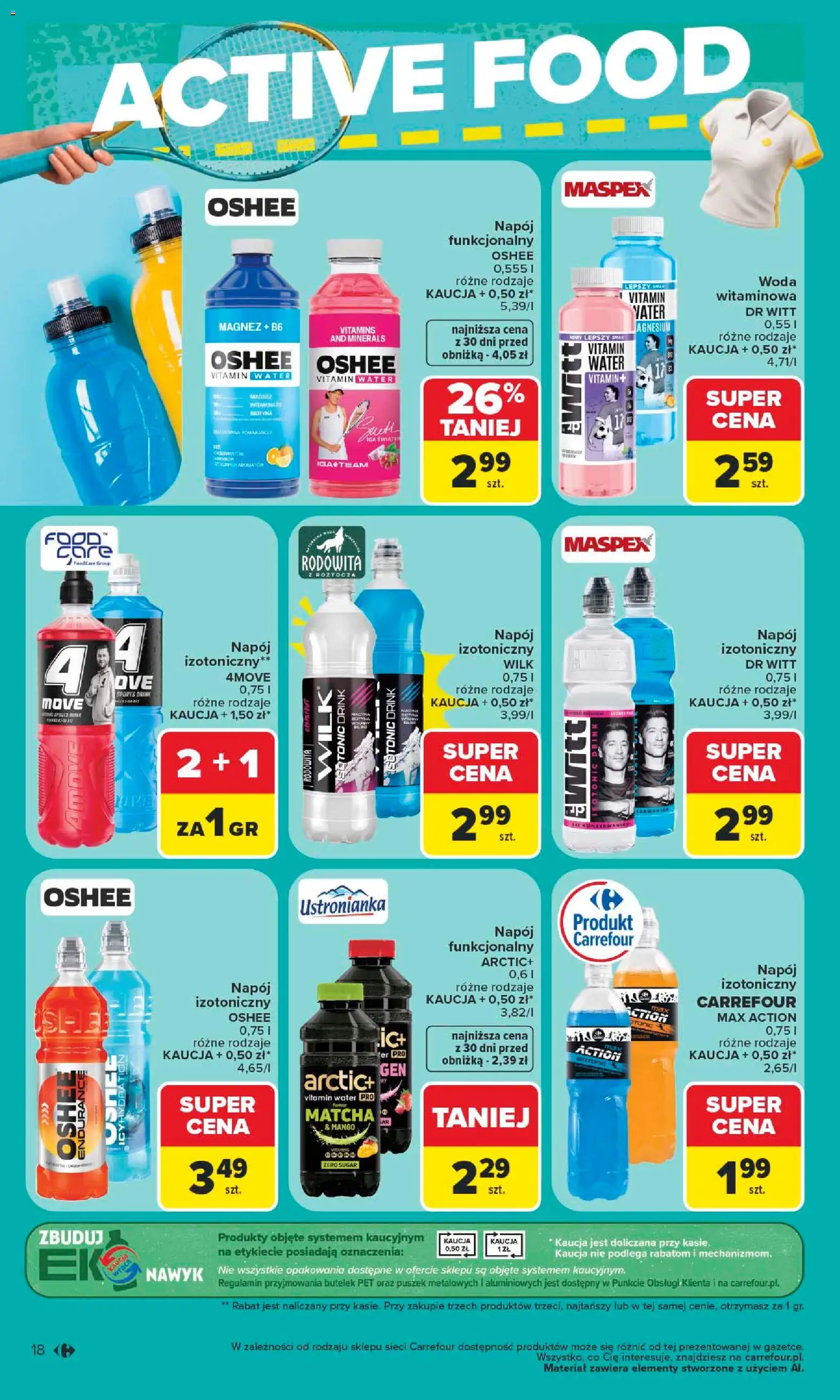 Carrefour gazetka - Latem jest pięknie od 06.07.2026 | Strona: 18 | Produkty: Mango, Woda