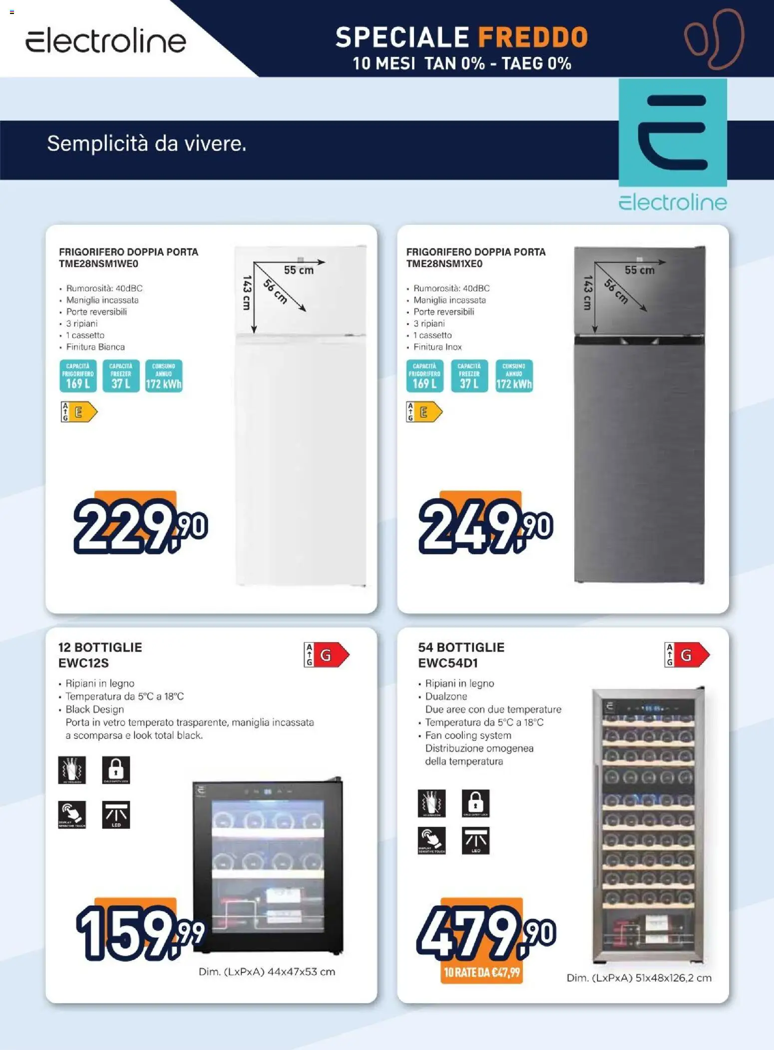 Volantino Unieuro del 03/07/2026 | Pagina: 15 | Prodotti: Freezer, Frigorifero, Fan