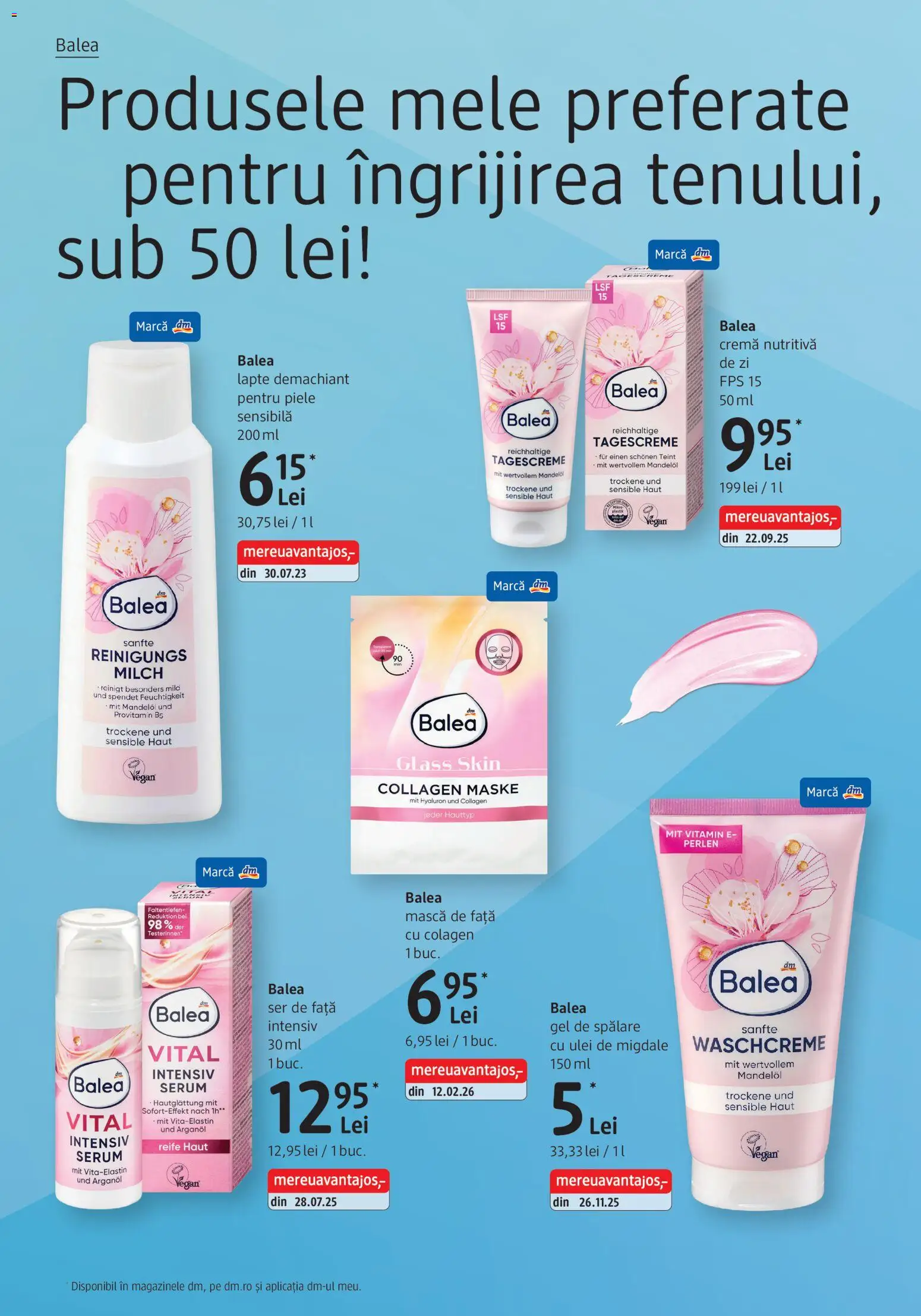 Noul catalog DM drogeriemarkt – valabil de la 27.08.2026 | Pagină: 4 | Produse: Serum, Intensiv, Lapte, Ulei