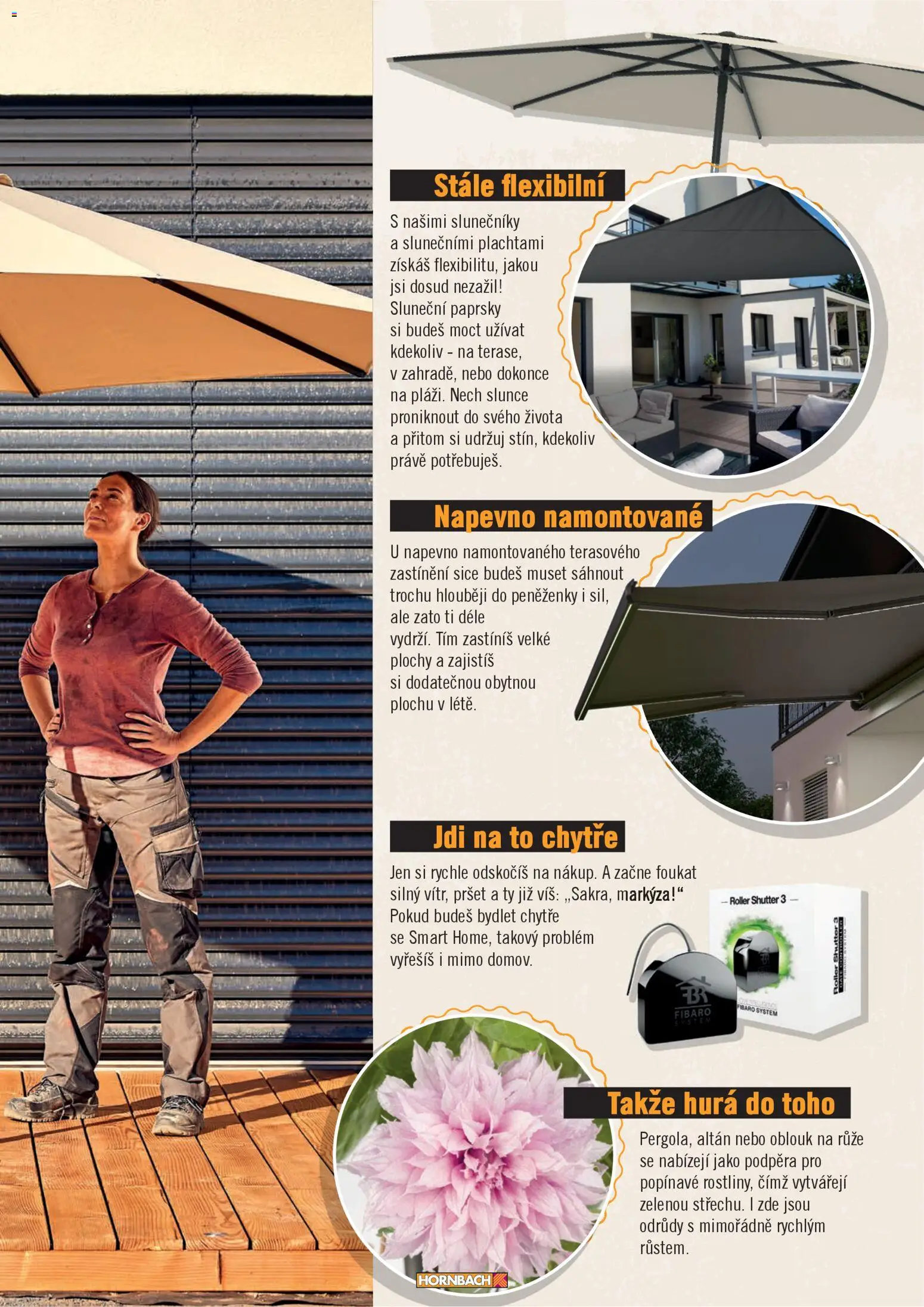 HORNBACH leták - Terasa od 01.01.2026 | Strana: 43 | Produkty: Altán, Oblouk na růže, Markýza