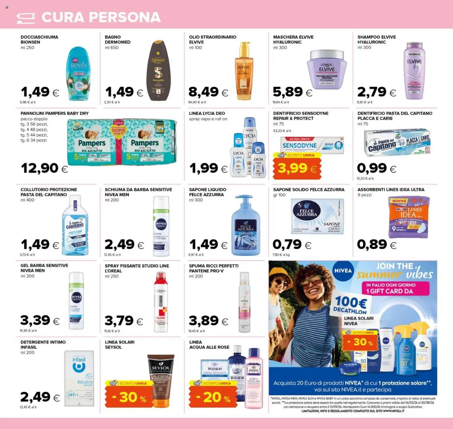 Volantino Tigre del 21.05.2026 | Pagina: 18 | Prodotti: Crema, Schiuma da barba, Detergente intimo, Pasta