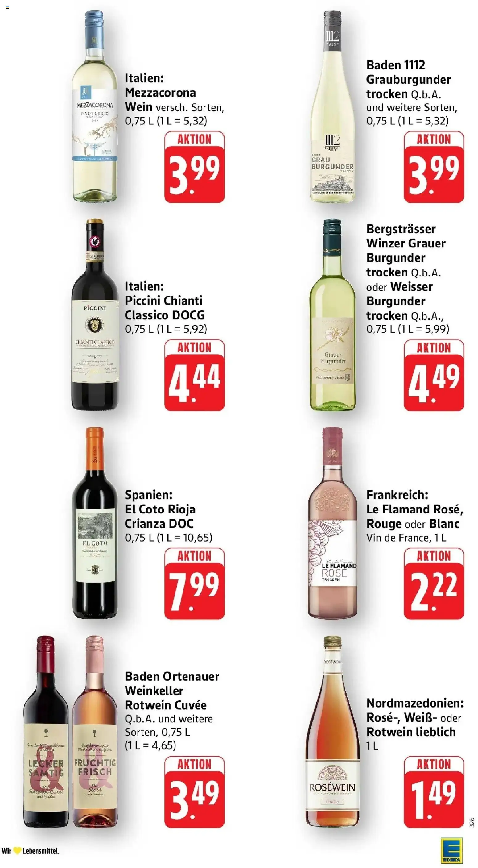 Edeka prospekt Pfungstadt	 – gültig ab 27.04.2026 | Seite: 37 | Produkte: Rotwein, Rosewein, Rouge, Wein