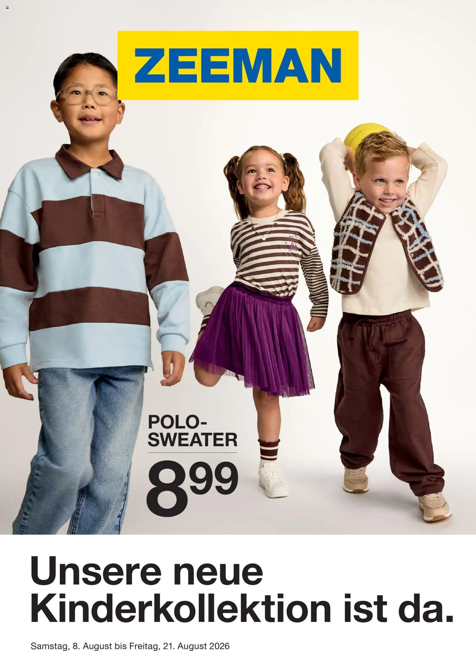 Zeeman Prospekt – gültig ab 08.08.2026 | Seite: 1