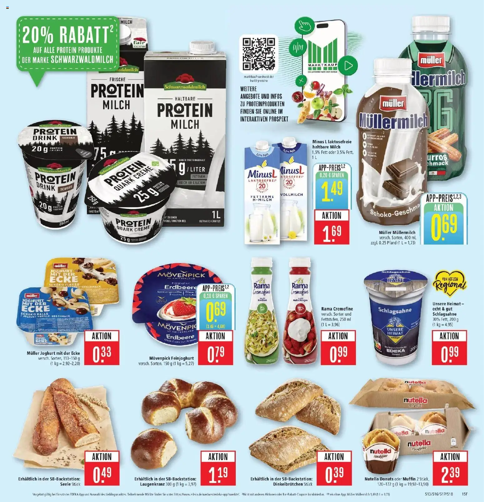 Marktkauf Prospekt Weil Am Rhein	 – gültig ab 27.04.2026 | Seite: 17 | Produkte: Milch, Haltbare milch, Nutella, Müllermilch