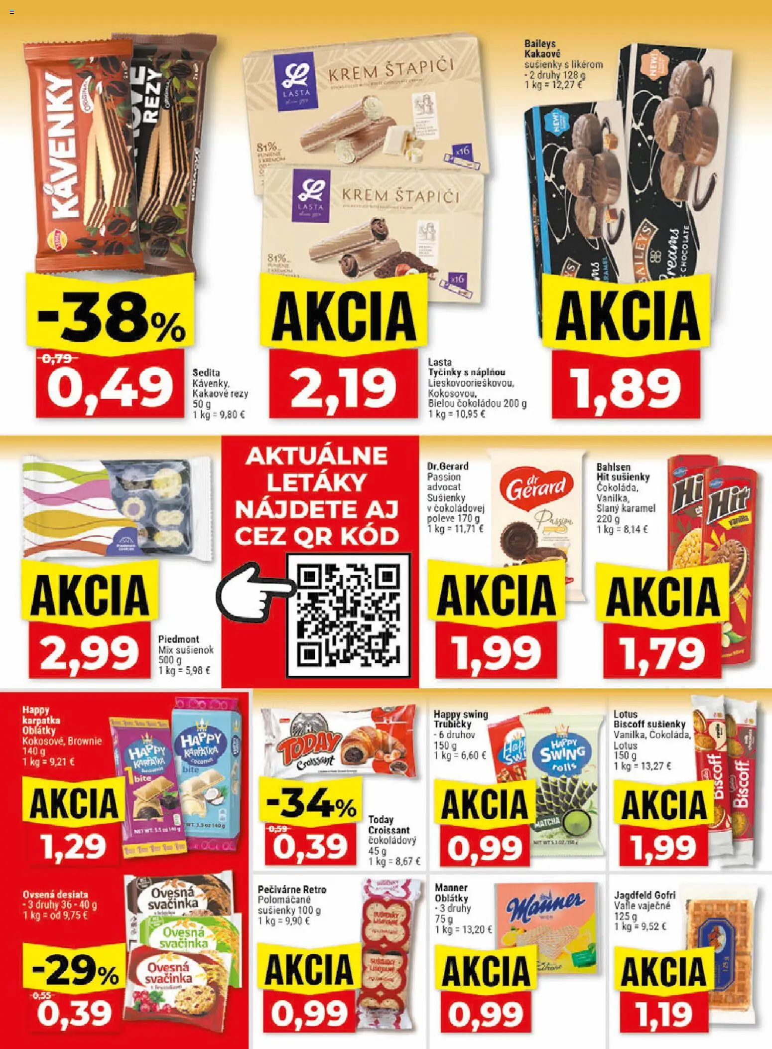 Nové Klas akcie – leták je platný od 13.07.2026 | Strana: 19 | Produkty: Lotus, Baileys, Vafle, Vanilka