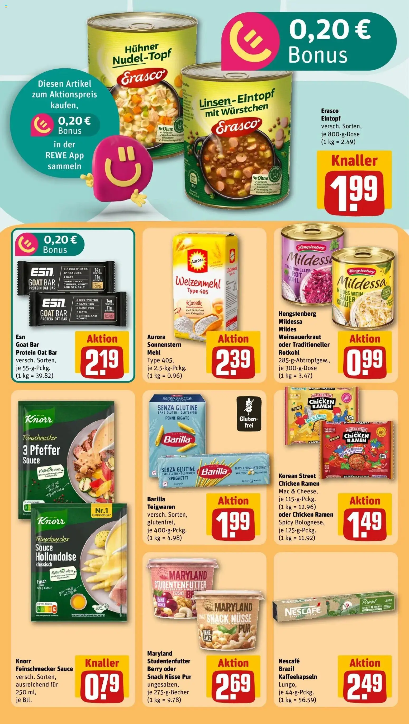 REWE Prospekt ab 12.10.2026 zum Blättern » Angebote | Seite: 22 | Produkte: Barilla, Rosinen, Wein, Nüsse