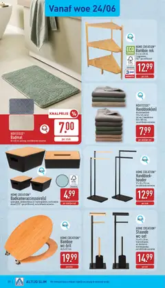 Aldi folder week 26 - Voorbeeld van een folder van Aldi, geldig van 22.06.2026 | Pagina: 20 | Producten: Badmat, Handdoeken, Handdoek