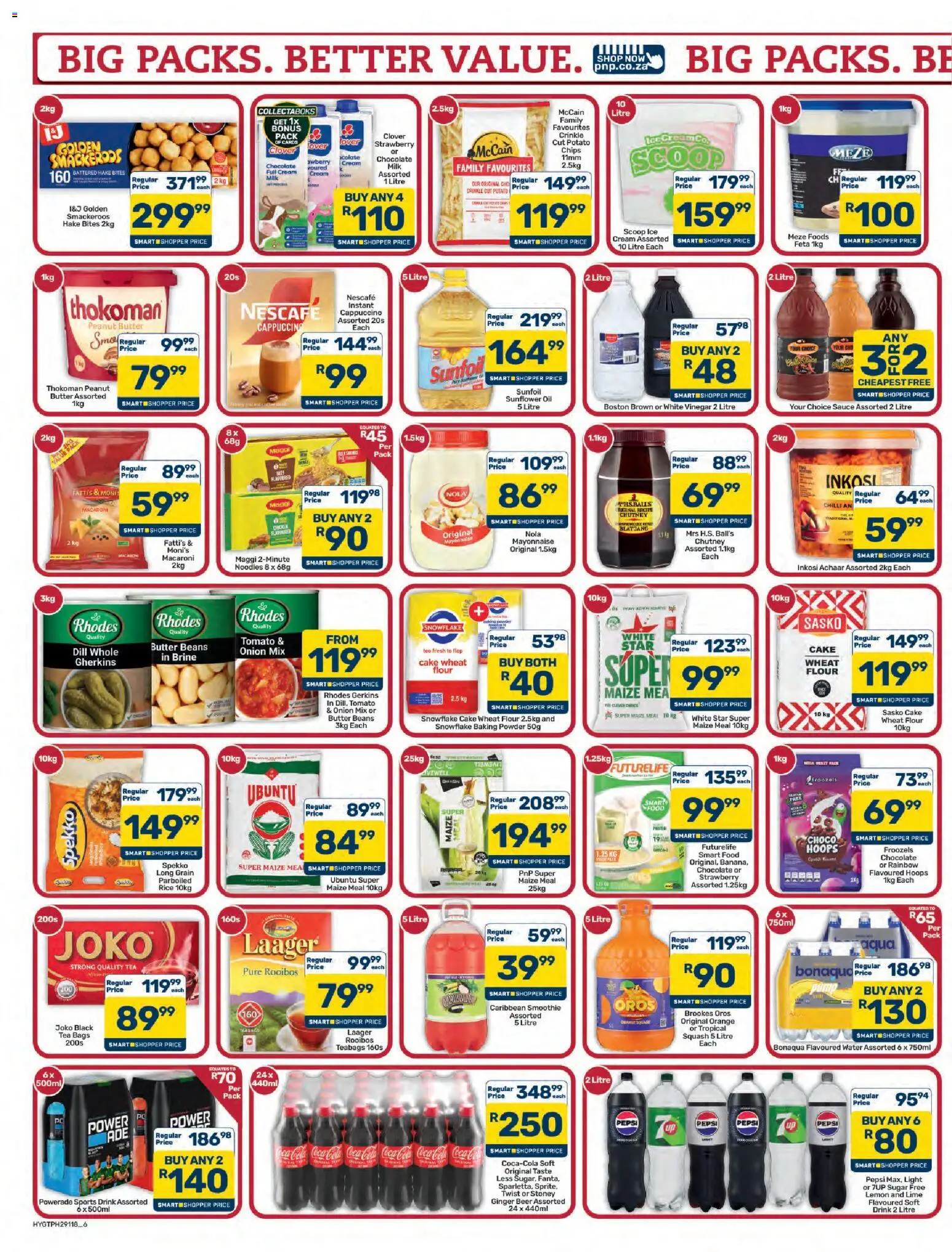 New Pick n Pay catalogue – valid from 23/10/2026 | Page: 6 | Products: Tea, Noodles, Sauce, Lime