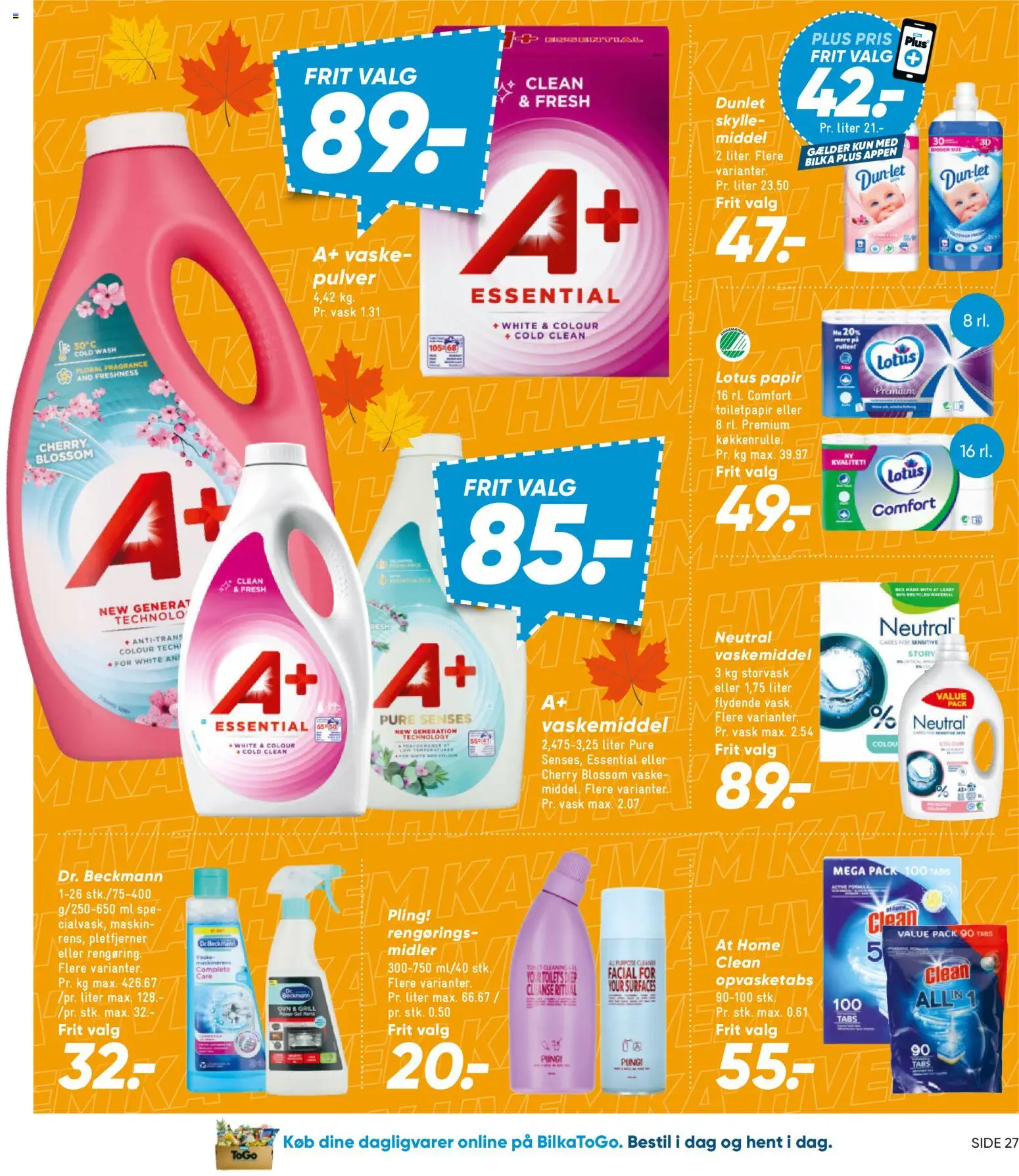 Bilka tilbudsavis – gyldig fra 23/10/2026 | Side: 46 | Produkter: Dagligvarer, Pletfjerner, Ovn, Grill