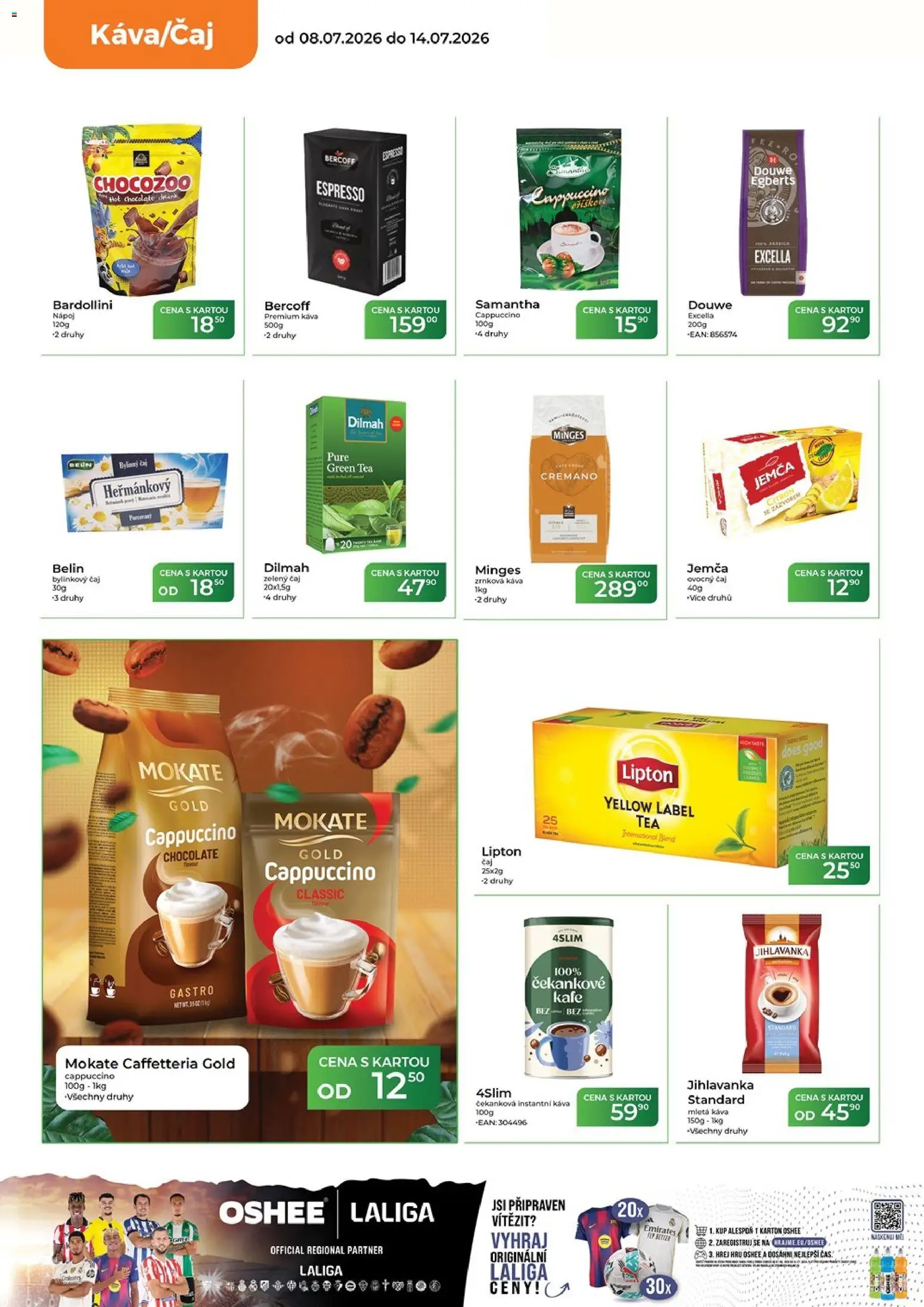 Tamda Foods leták od 08.07.2026 | Strana: 22 | Produkty: Mokate, Káva, Čaj, Instantní káva