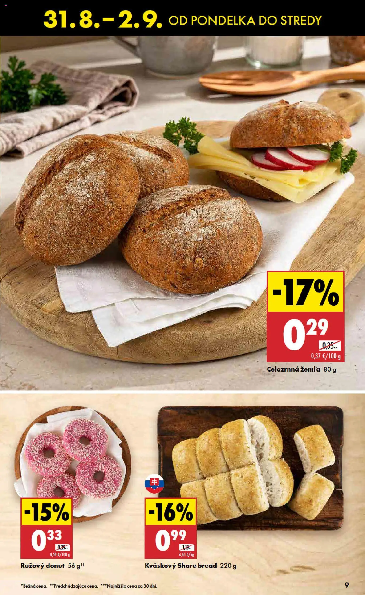 Nové Biedronka akcie – leták je platný od 31.08.2026 | Strana: 9 | Produkty: Donut