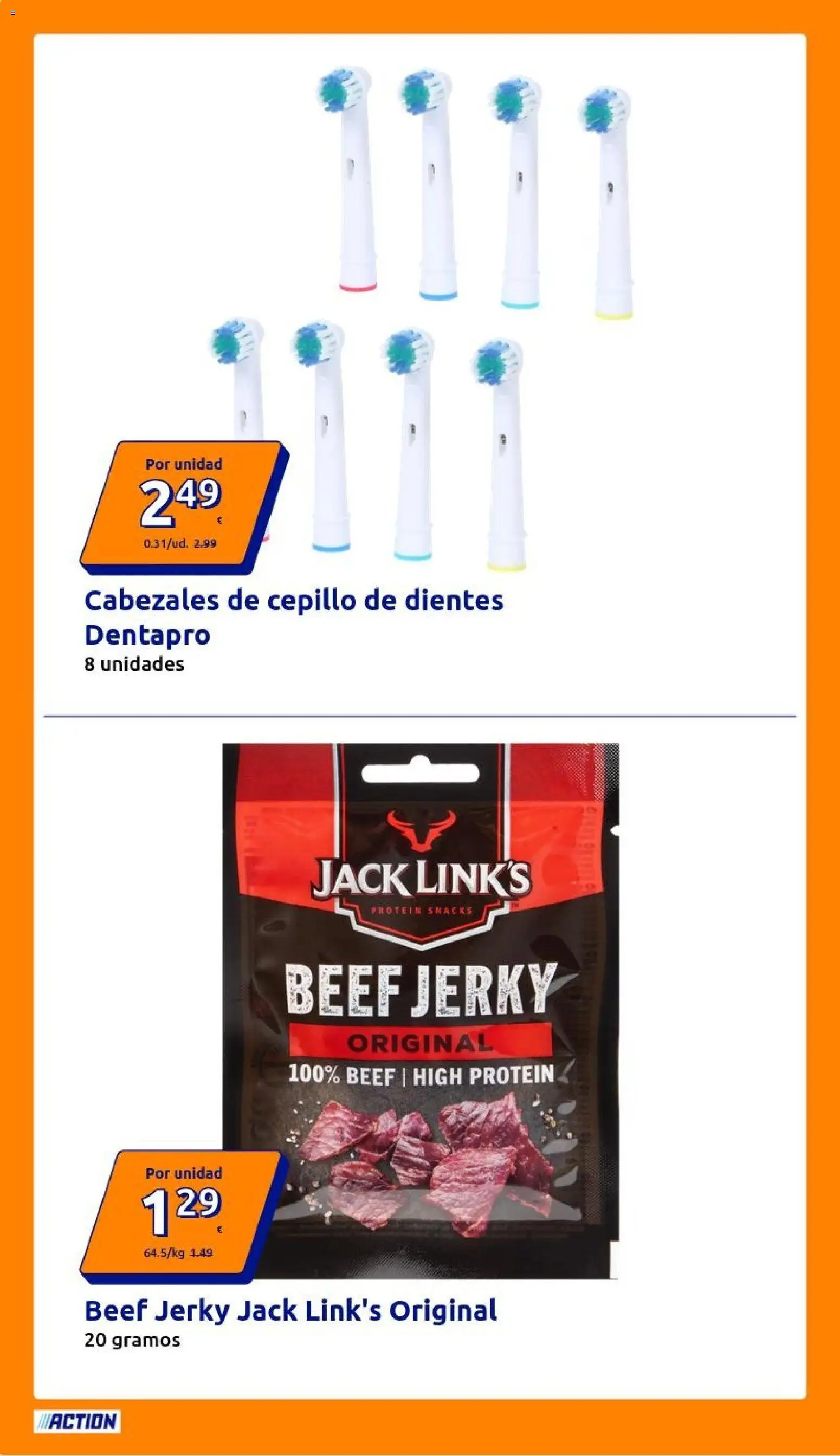 Action folleto │ válido desde el 29/07/2026 | Página: 8 | Productos: Cepillo, Cepillo de dientes