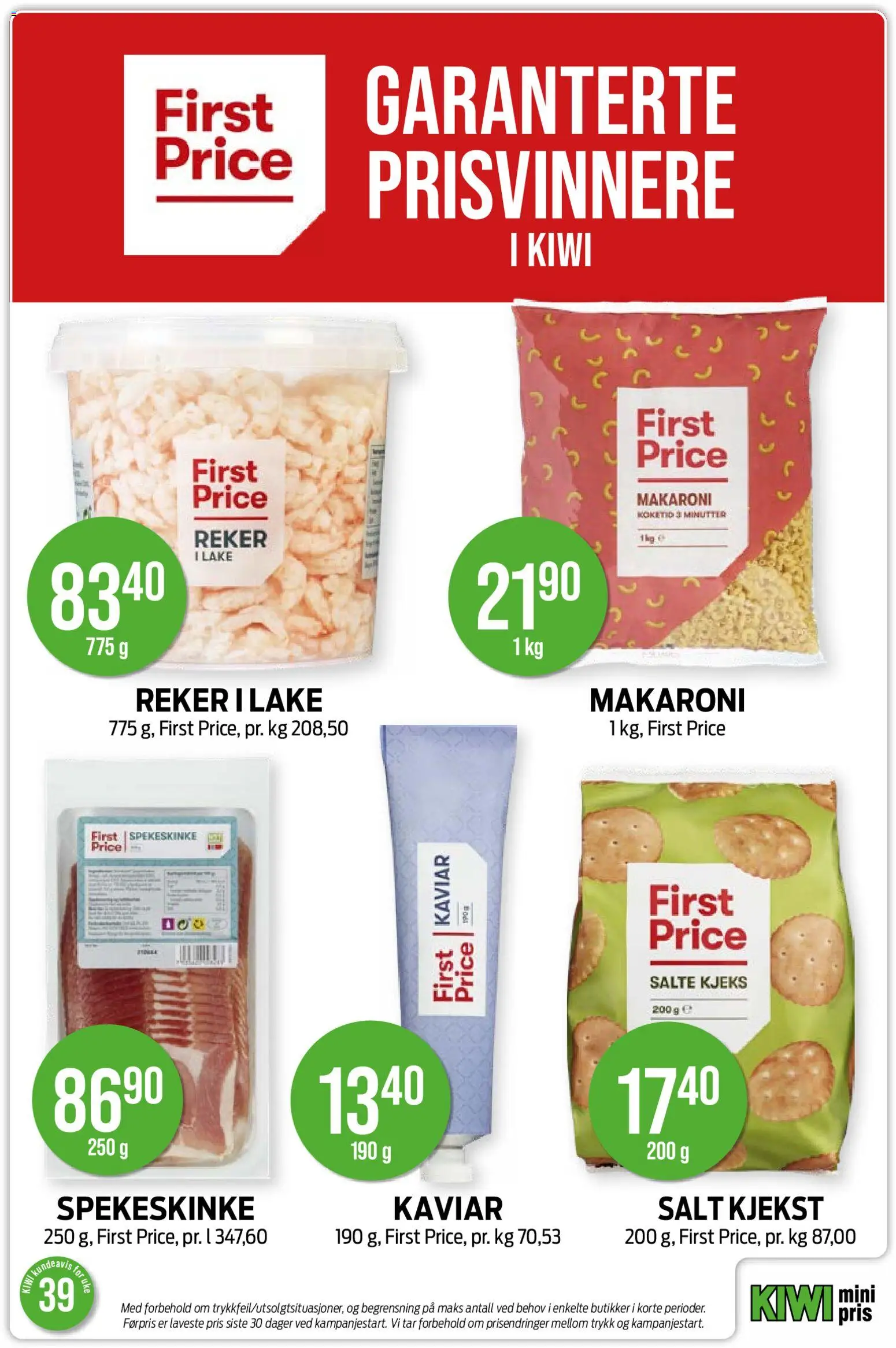 {H1} | Side: 20 | Produkter: Kiwi, 1, Reker, Spekeskinke