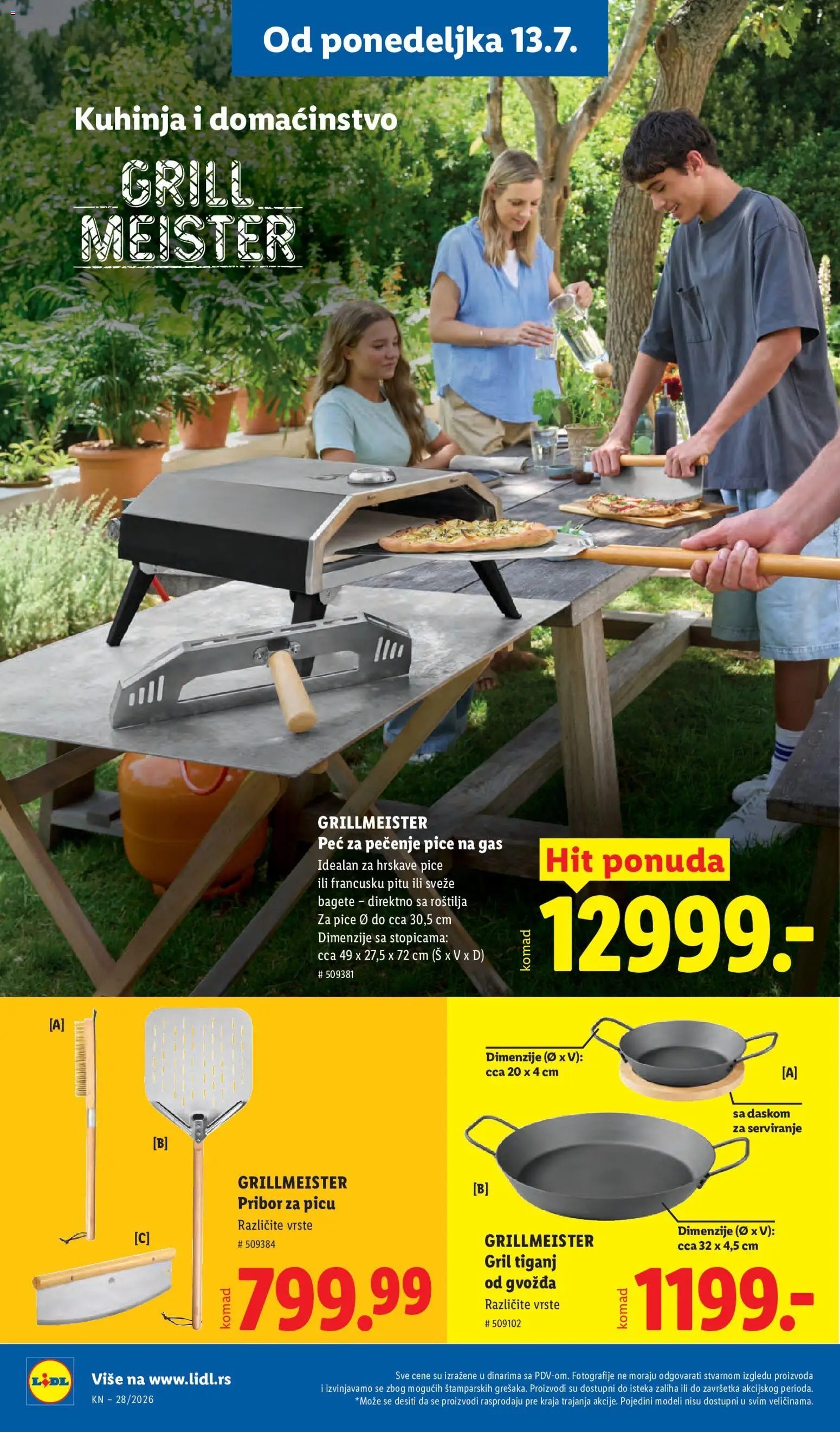 Lidl katalog - važi od 09.07.2026 | Strana: 80 | Proizvode: Kuhinja, Tiganj