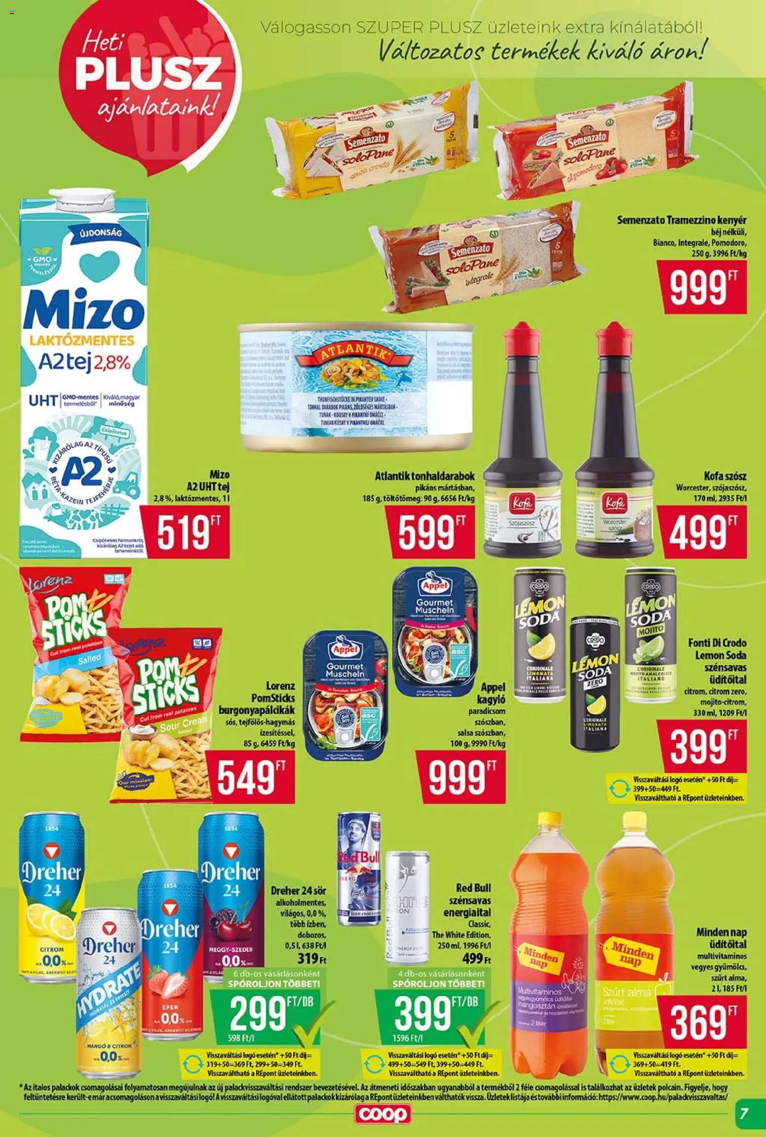 COOP akciós ujság - amely érvényes a következő dátumtól: 18.06.2026 | Oldal: 7