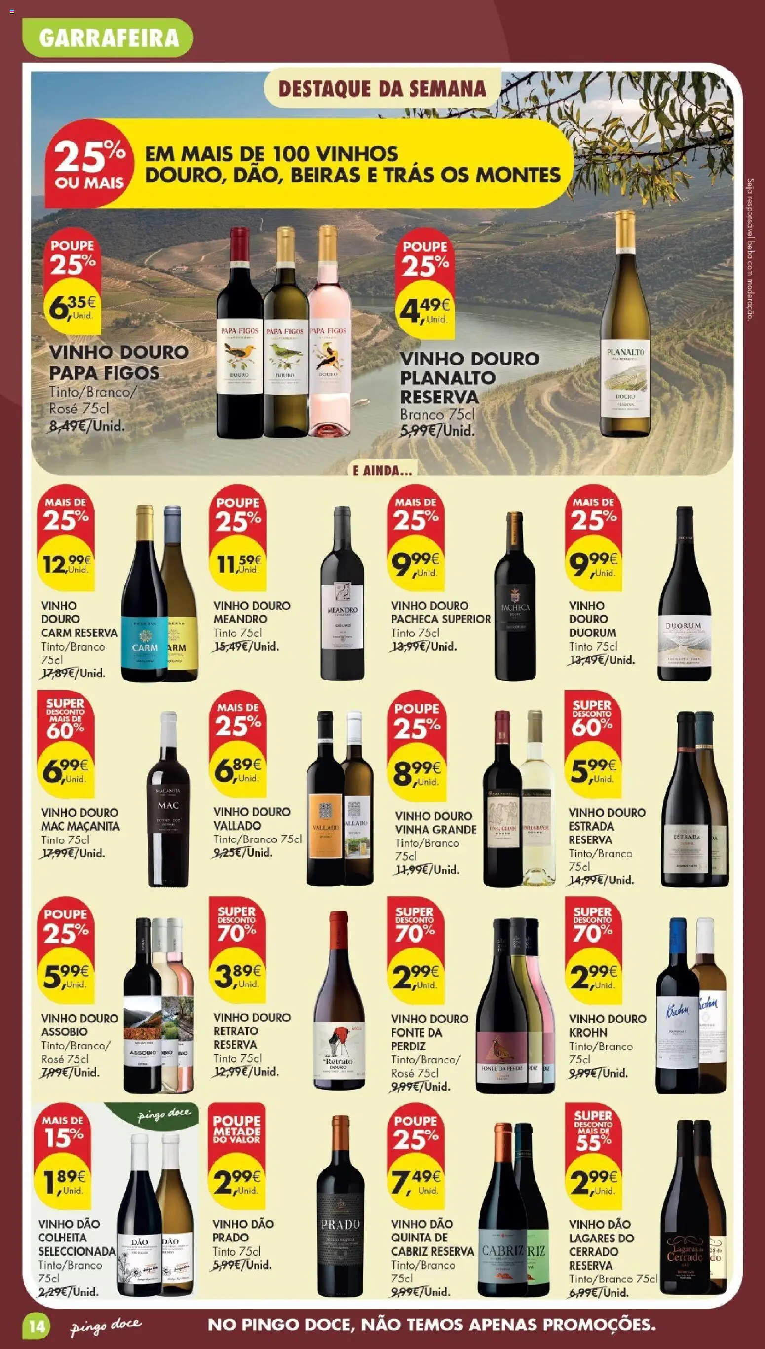 Pingo Doce folheto Poupe Esta Semana Madeira │ válido de 27/10/2026 | Página: 14 | Produtos: Figos, Papa, Vinho