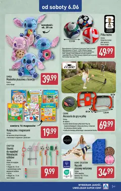 Pogląd oferty "Aldi gazetka" - ważna od 01.06.2026 | Strona: 41 | Produkty: Słomki, Siatka, Gry