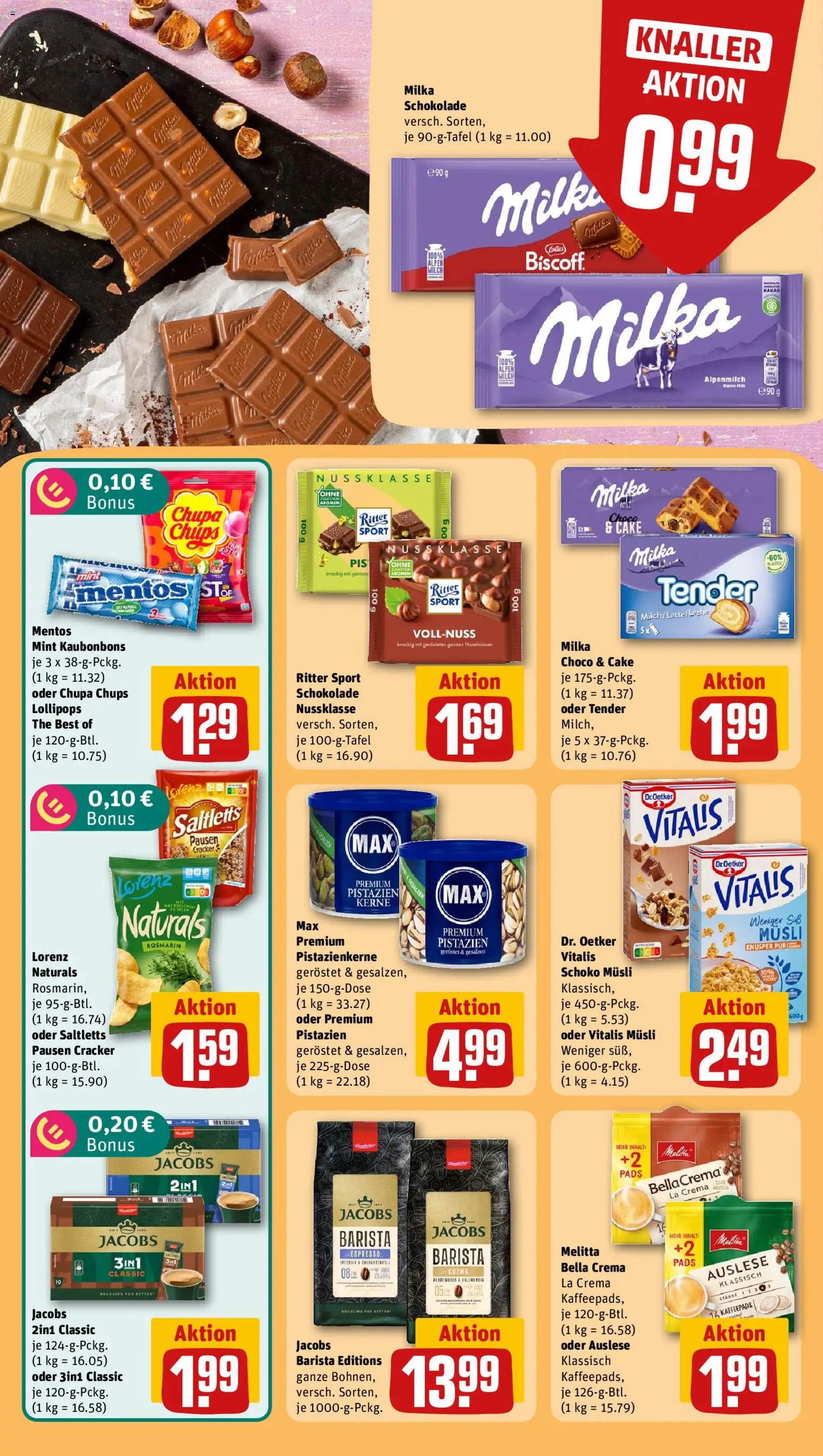 Rewe ihr Kaufpark Prospekt – gültig ab 20.07.2026 | Seite: 23 | Produkte: Musli, Schokolade, Milka schokolade, Milka