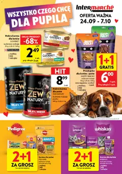 Pogląd oferty "Intermarche gazetka - Wszystko czego chcę dla pupila" - ważna od 24.09.2026